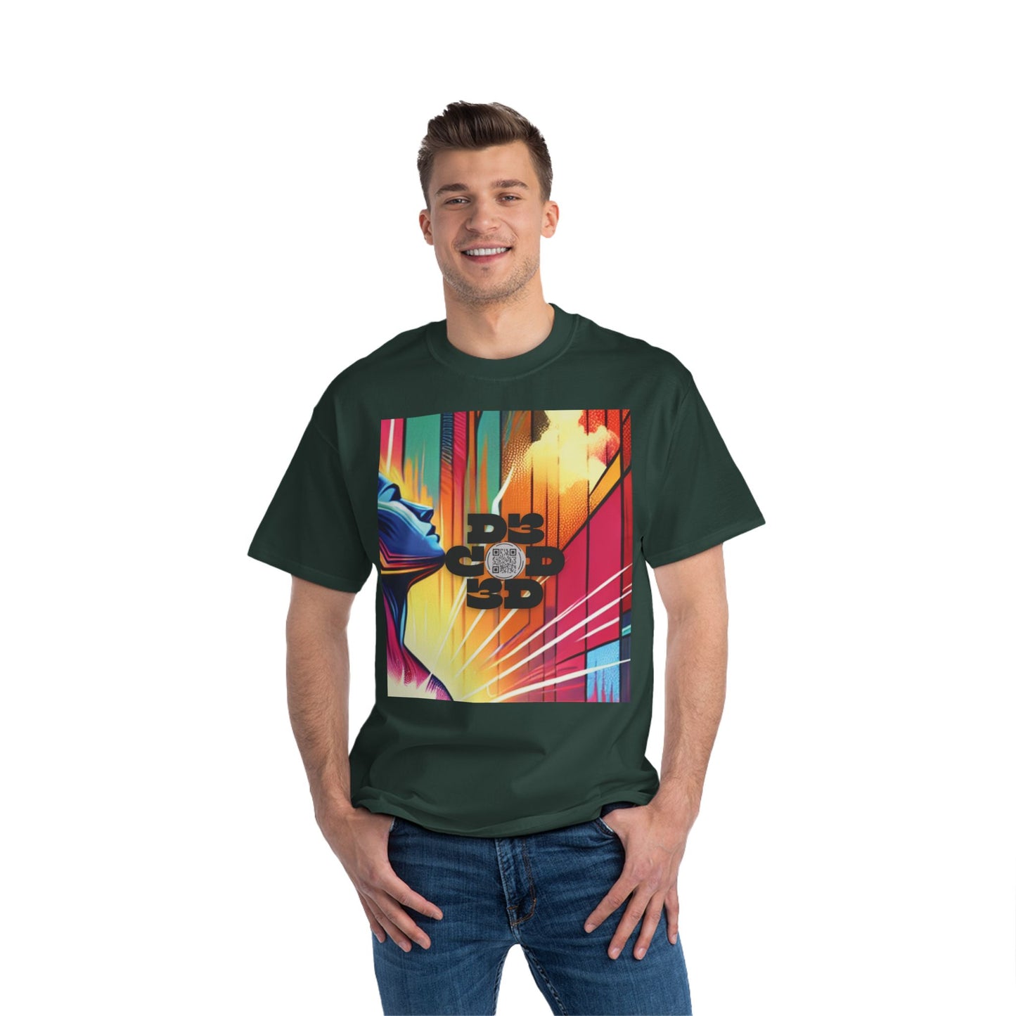 ENCODED | YOU HOLD THE POWER Unisex Beefy-T® Short-Sleeve T-Shirt