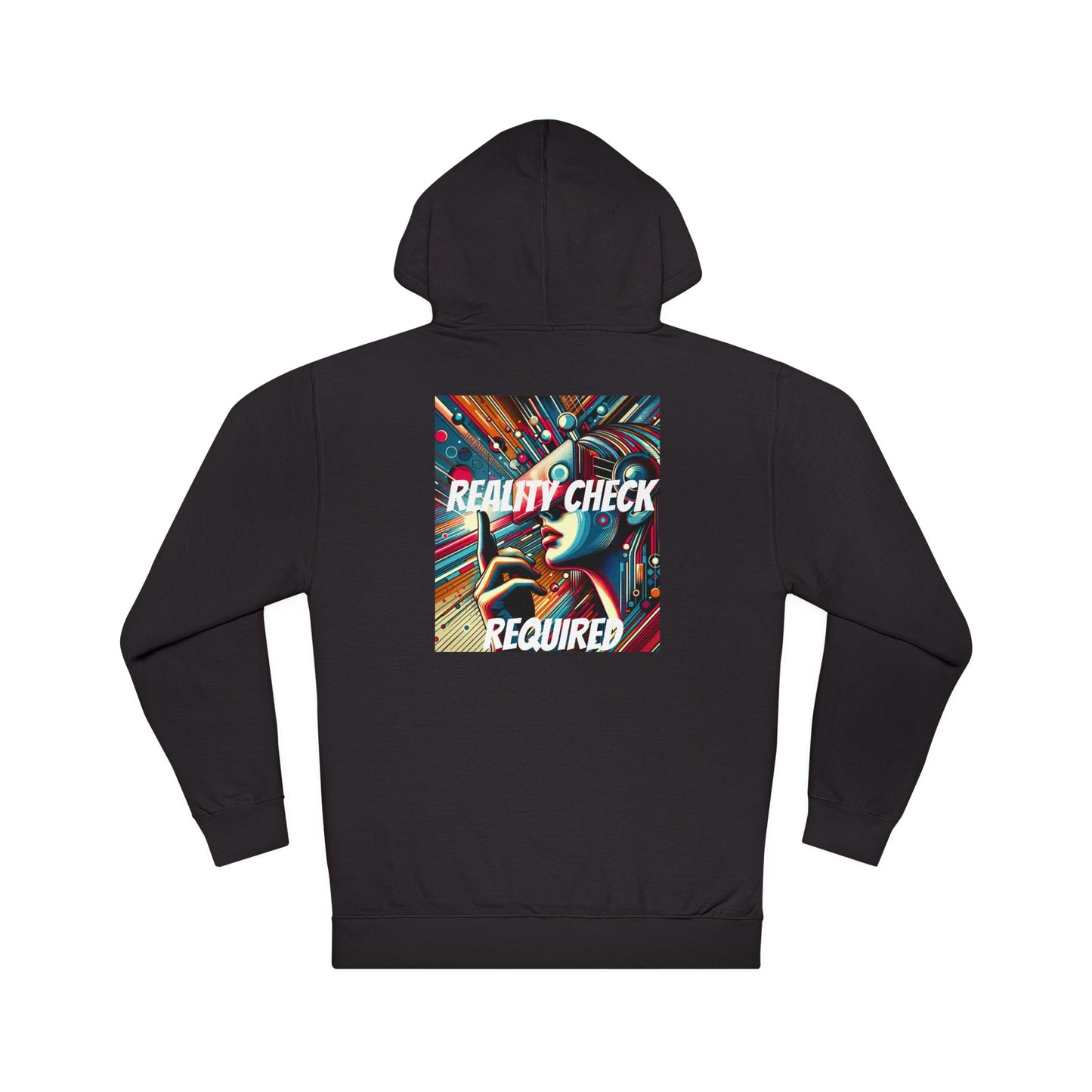 DECODED | REALITY CHECK REQUIRED | Unisex Hooded Sweatshirt
