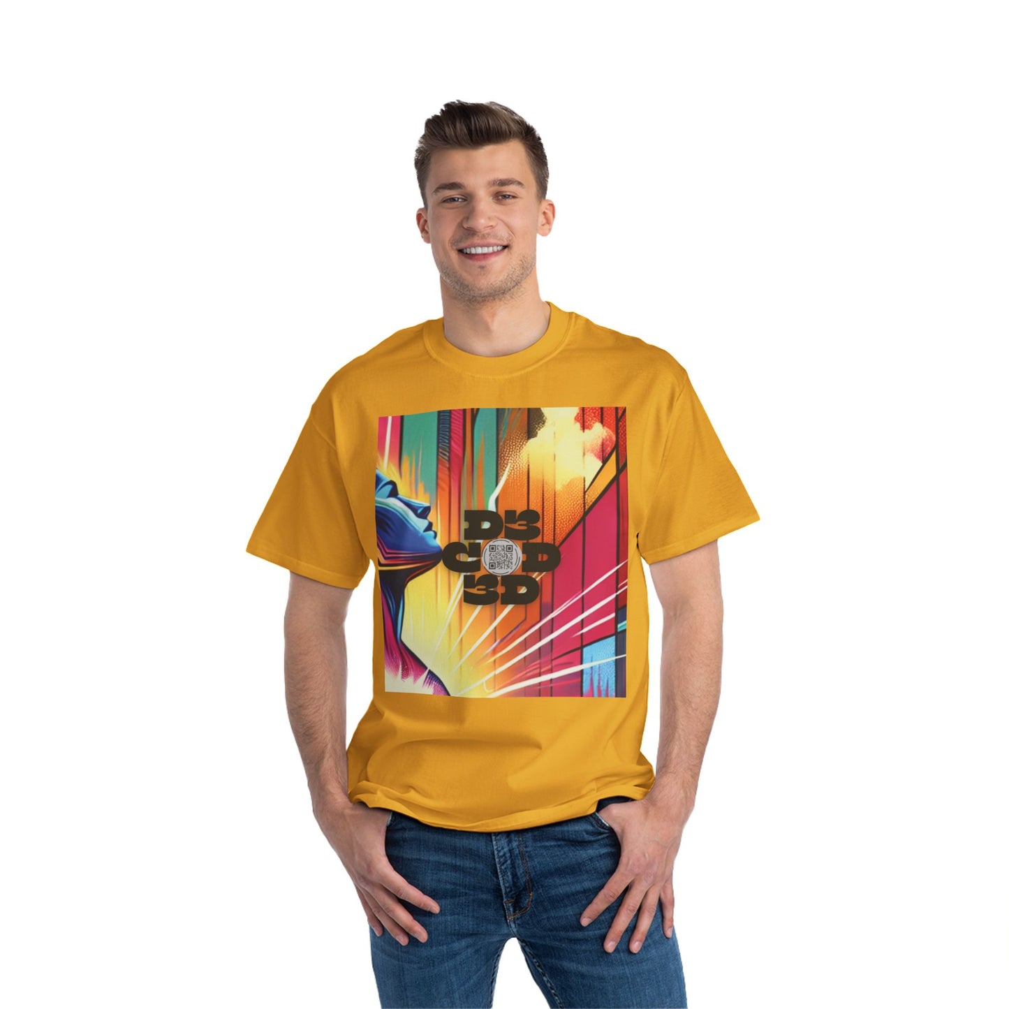 ENCODED | YOU HOLD THE POWER Unisex Beefy-T® Short-Sleeve T-Shirt
