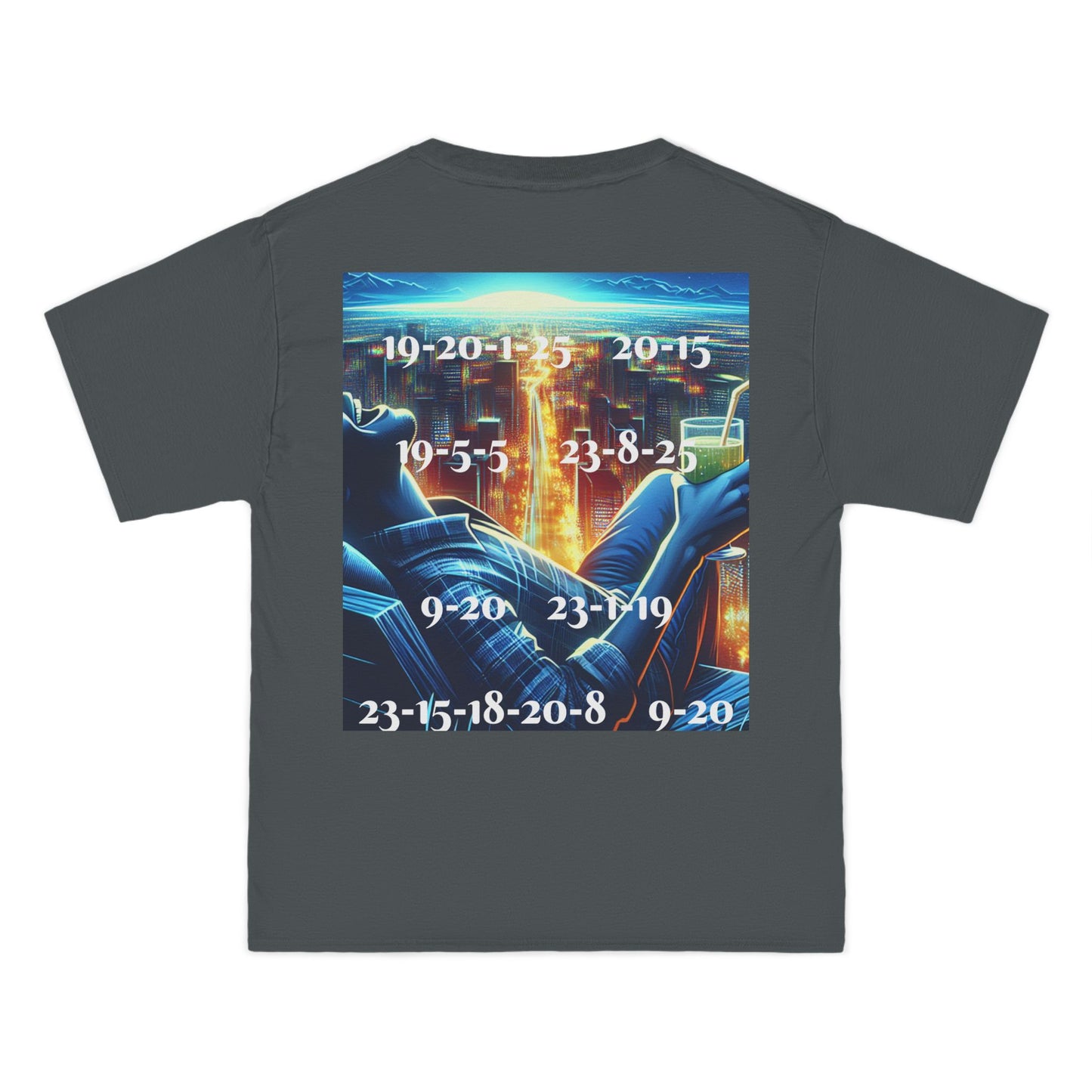 ENCODED | STAY TO SEE WHY IT WAS WORTH IT Unisex Beefy-T® short-sleeve T-Shirt