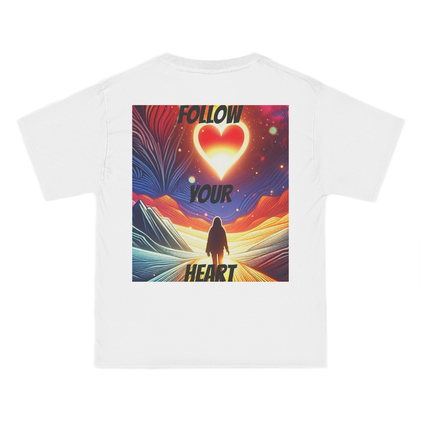 DECODED | FOLLOW YOUR HEART | Unisex Beefy-T® Short-Sleeve T-Shirt