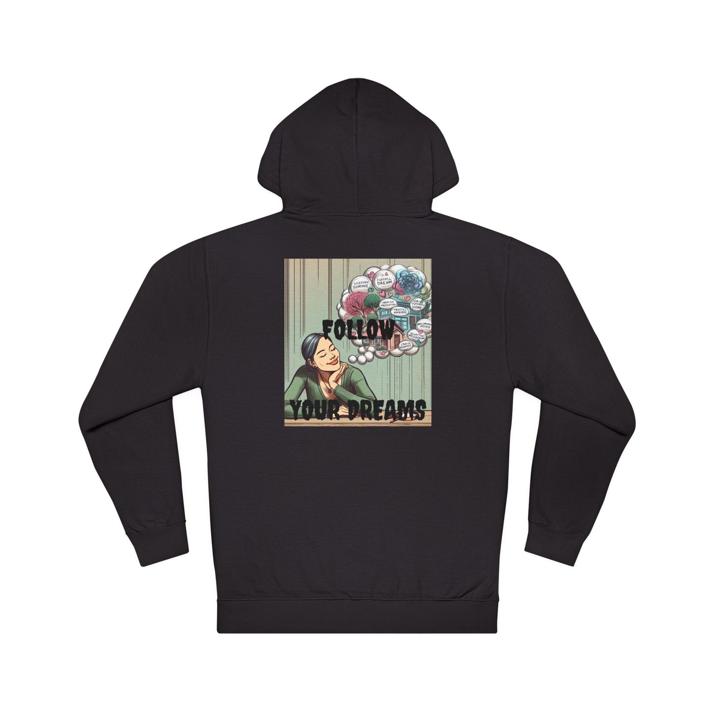 DECODED | FOLLOW YOUR DREAMS | Unisex Hooded Sweatshirt