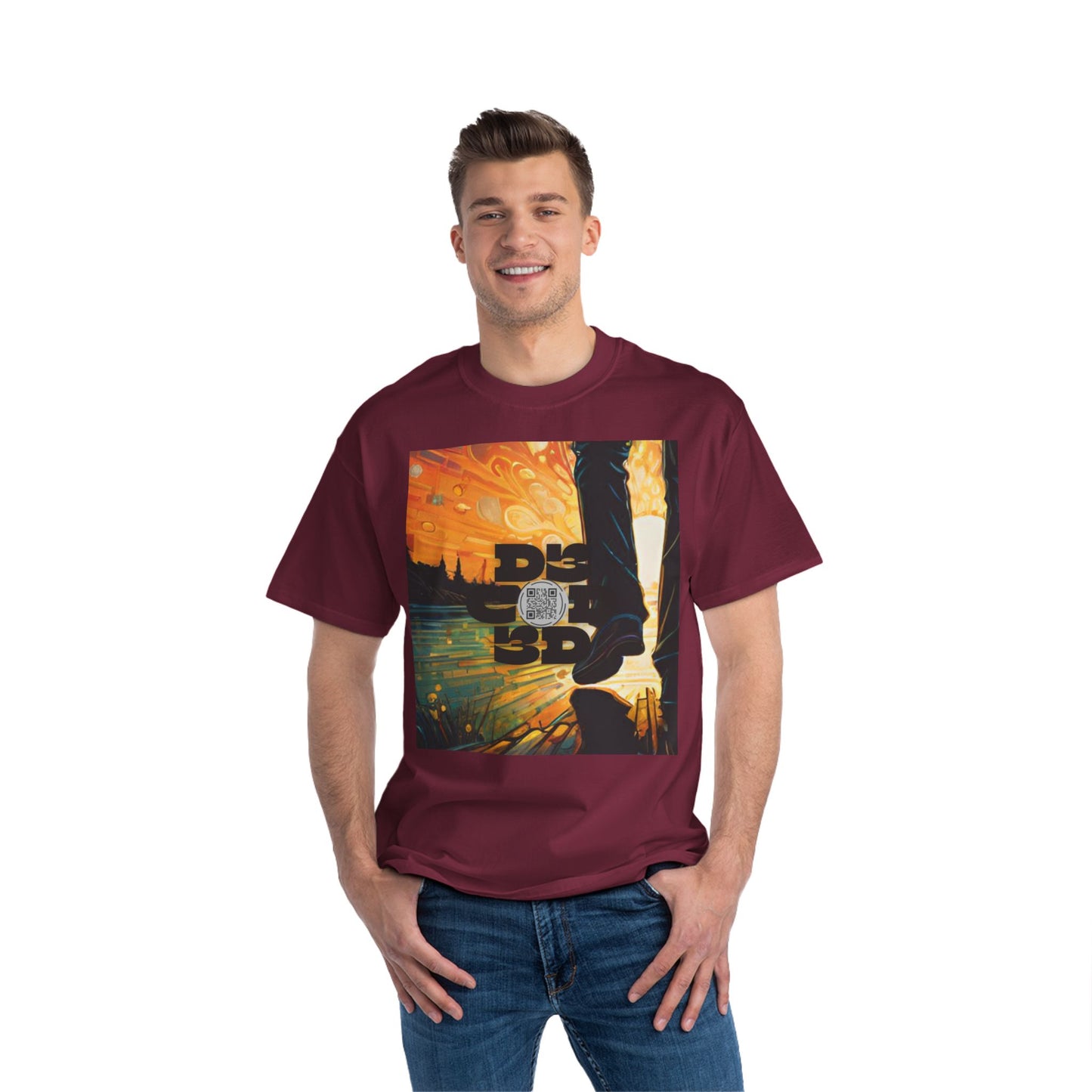 ENCODED | KEEP GOING Unisex Beefy-T® short-sleeve T-shirt