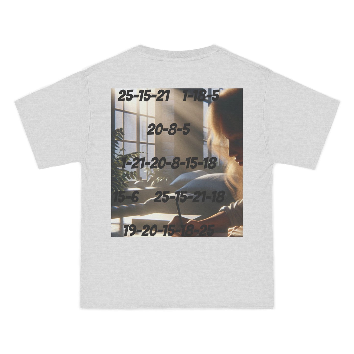 ENCODED | YOU ARE THE AUTHOR OF YOUR STORY Unisex Beefy-T® Short-Sleeve T-Shirt
