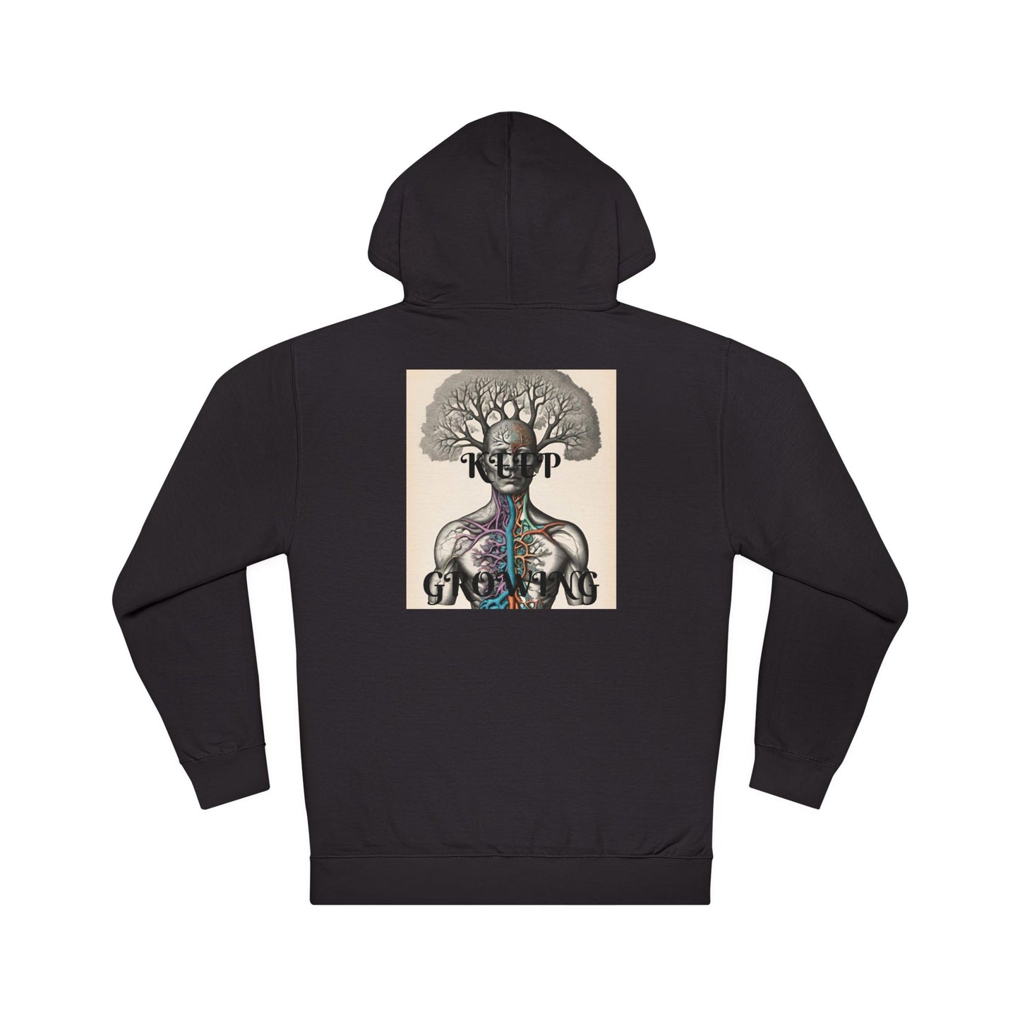 DECODED | KEEP GROWING | Unisex Hooded Sweatshirt