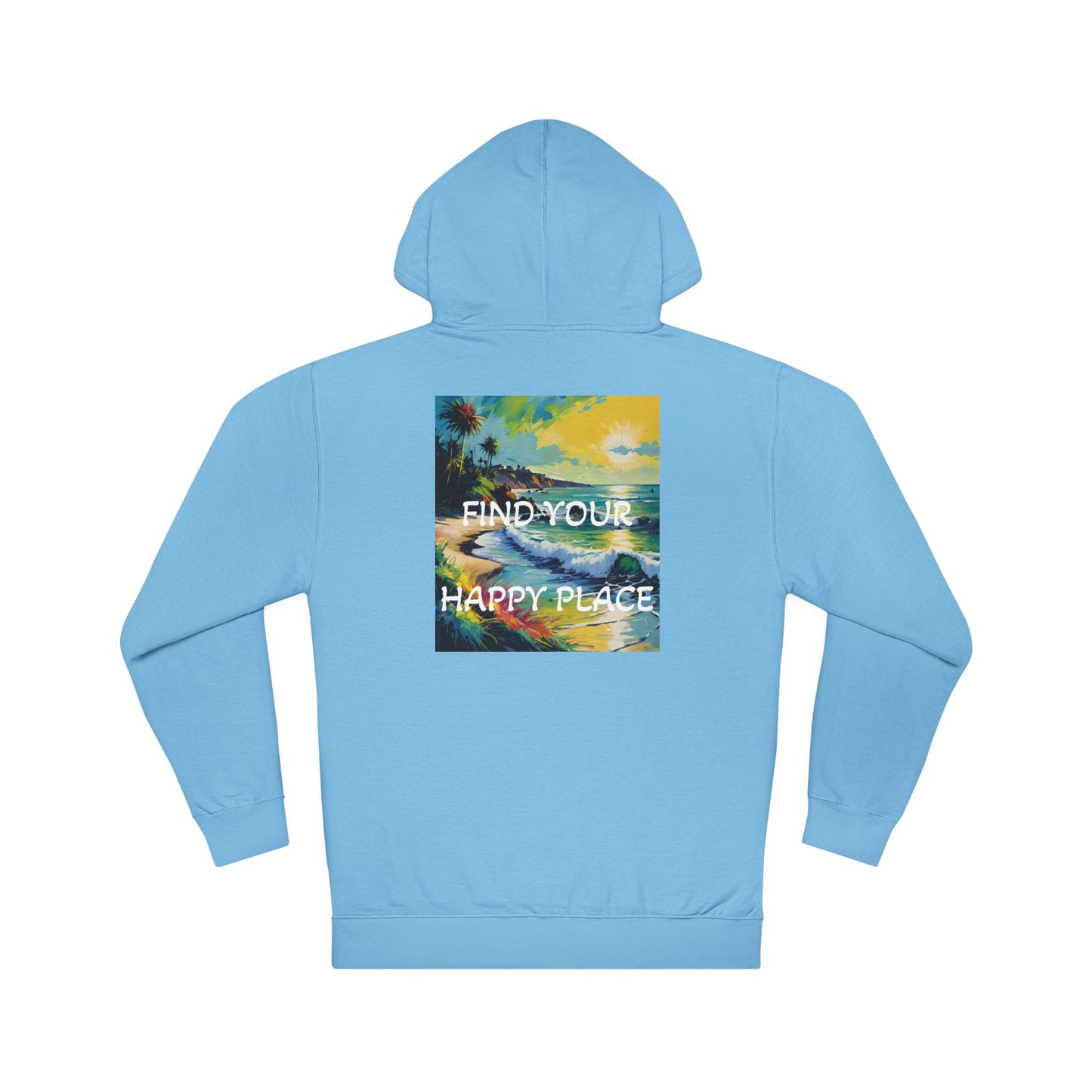 DECODED | FIND YOUR HAPPY PLACE | Unisex Hooded Sweatshirt