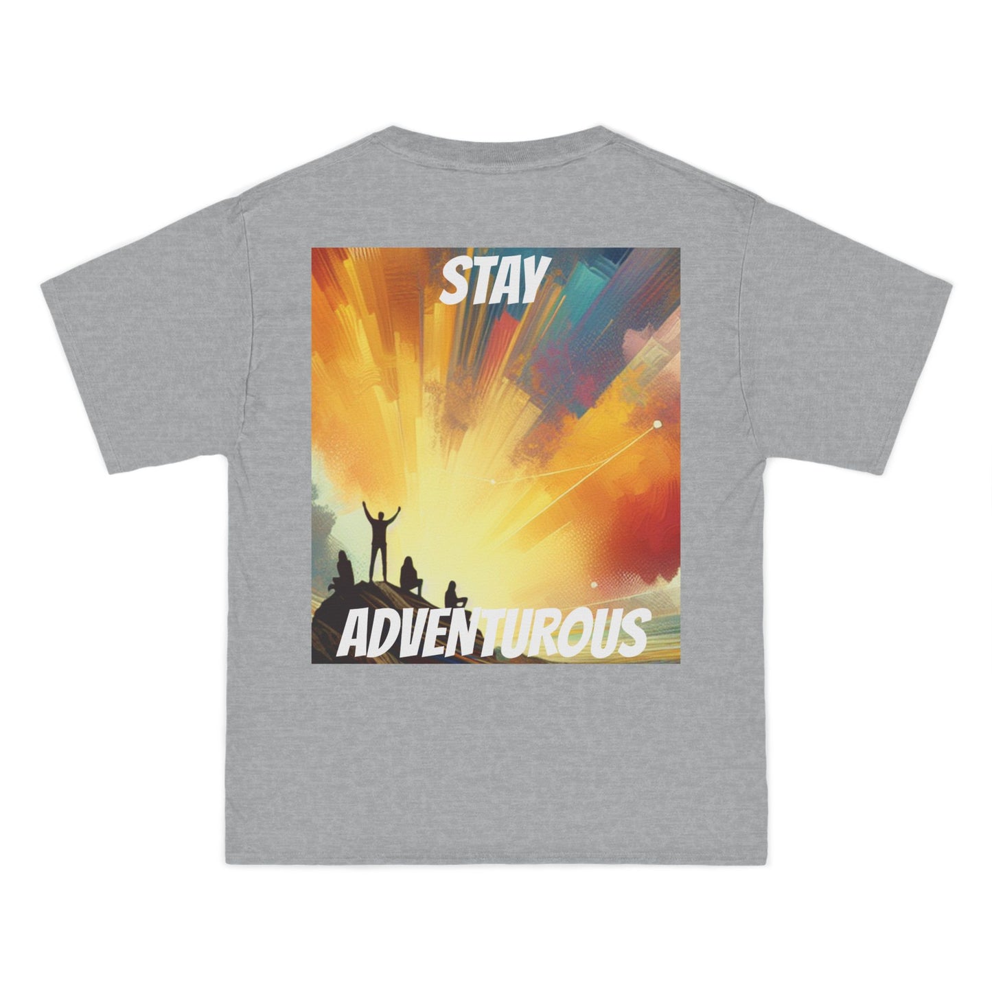 DECODED | STAY ADVENTUROUS | Unisex Beefy-T® Short-Sleeve T-Shirt