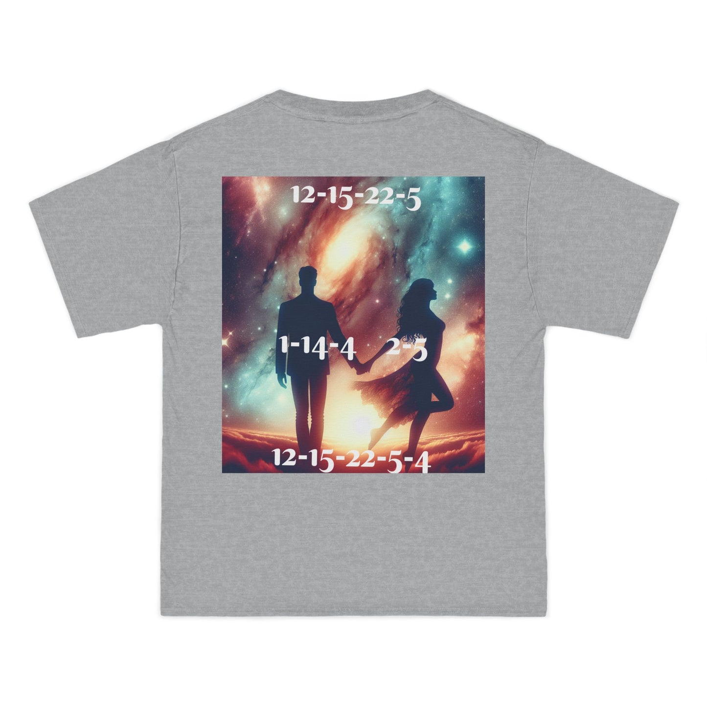 ENCODED | LOVE AND BE LOVED Unisex Beefy-T® short-sleeve T-shirt