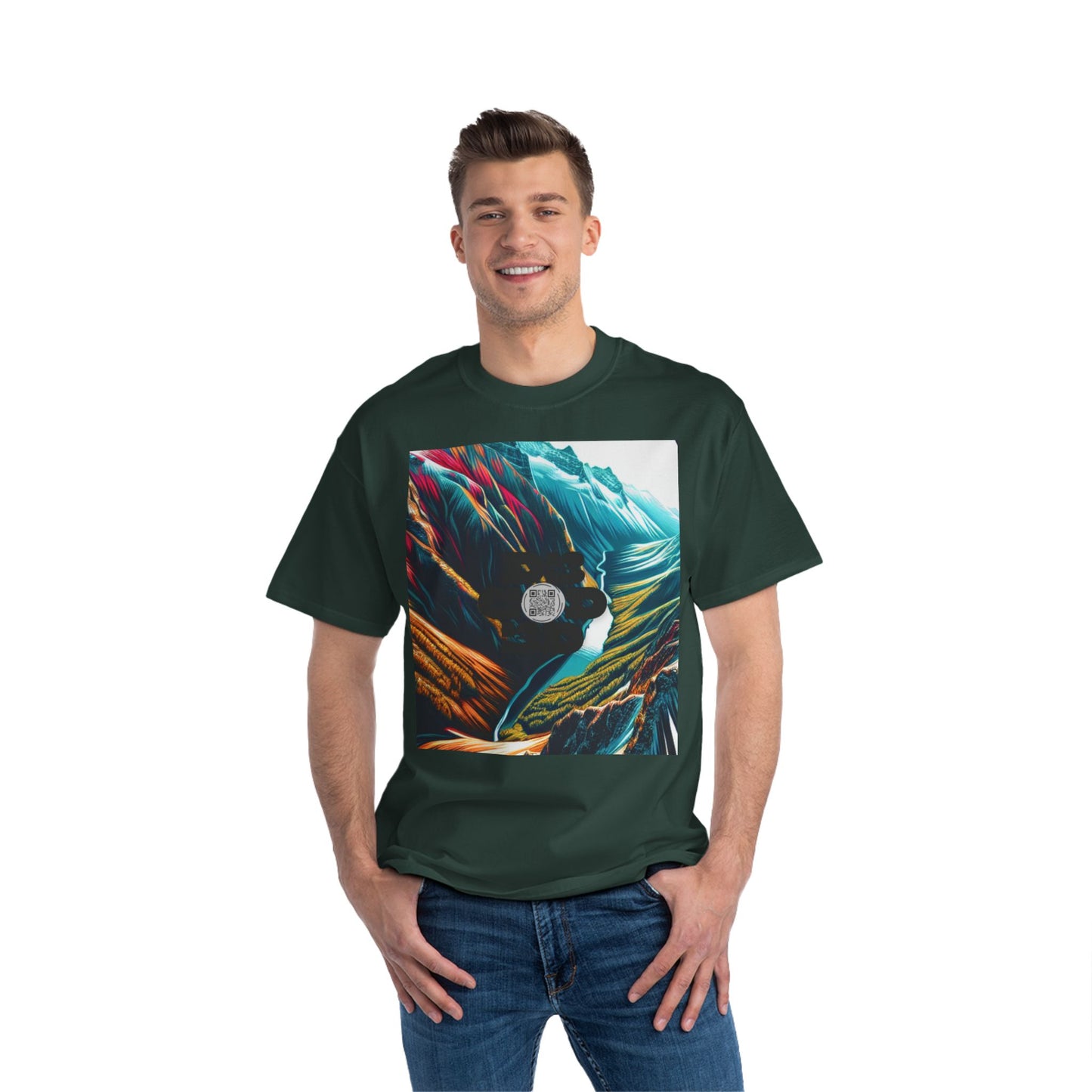ENCODED | GO BEYOND Unisex Beefy-T® Short-Sleeve T-Shirt
