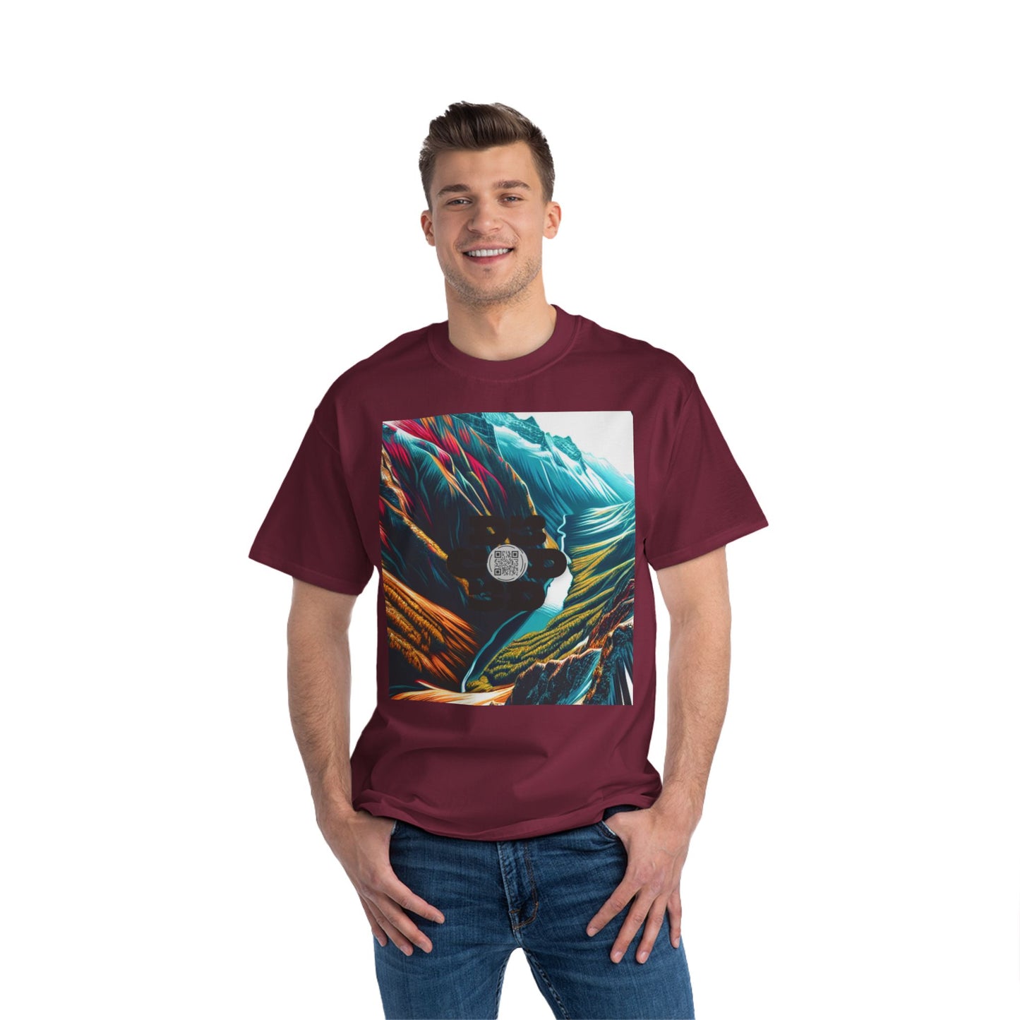 ENCODED | GO BEYOND Unisex Beefy-T® Short-Sleeve T-Shirt