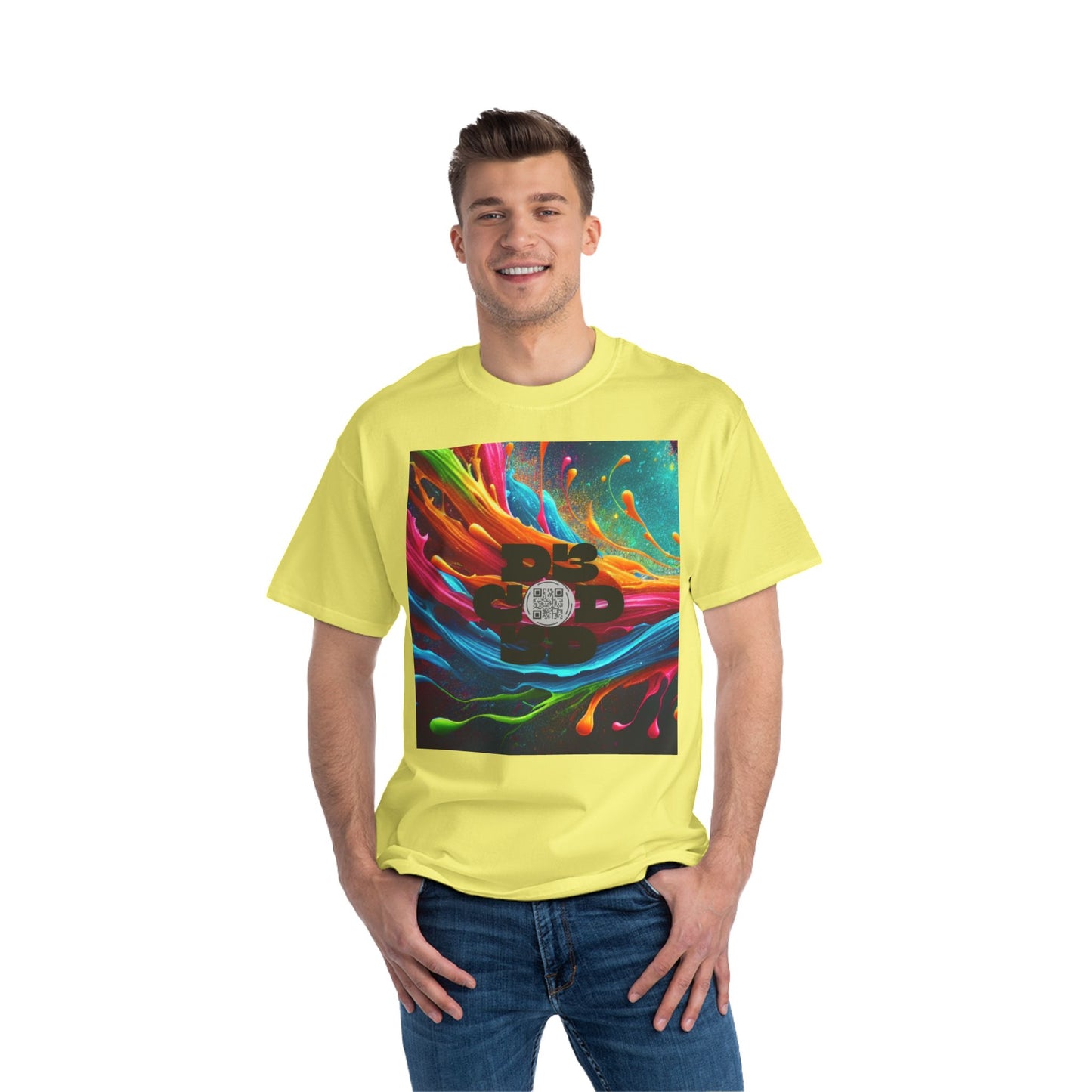 ENCODED | KEEP EVOLVING Unisex Beefy-T® short-sleeve T-shirt