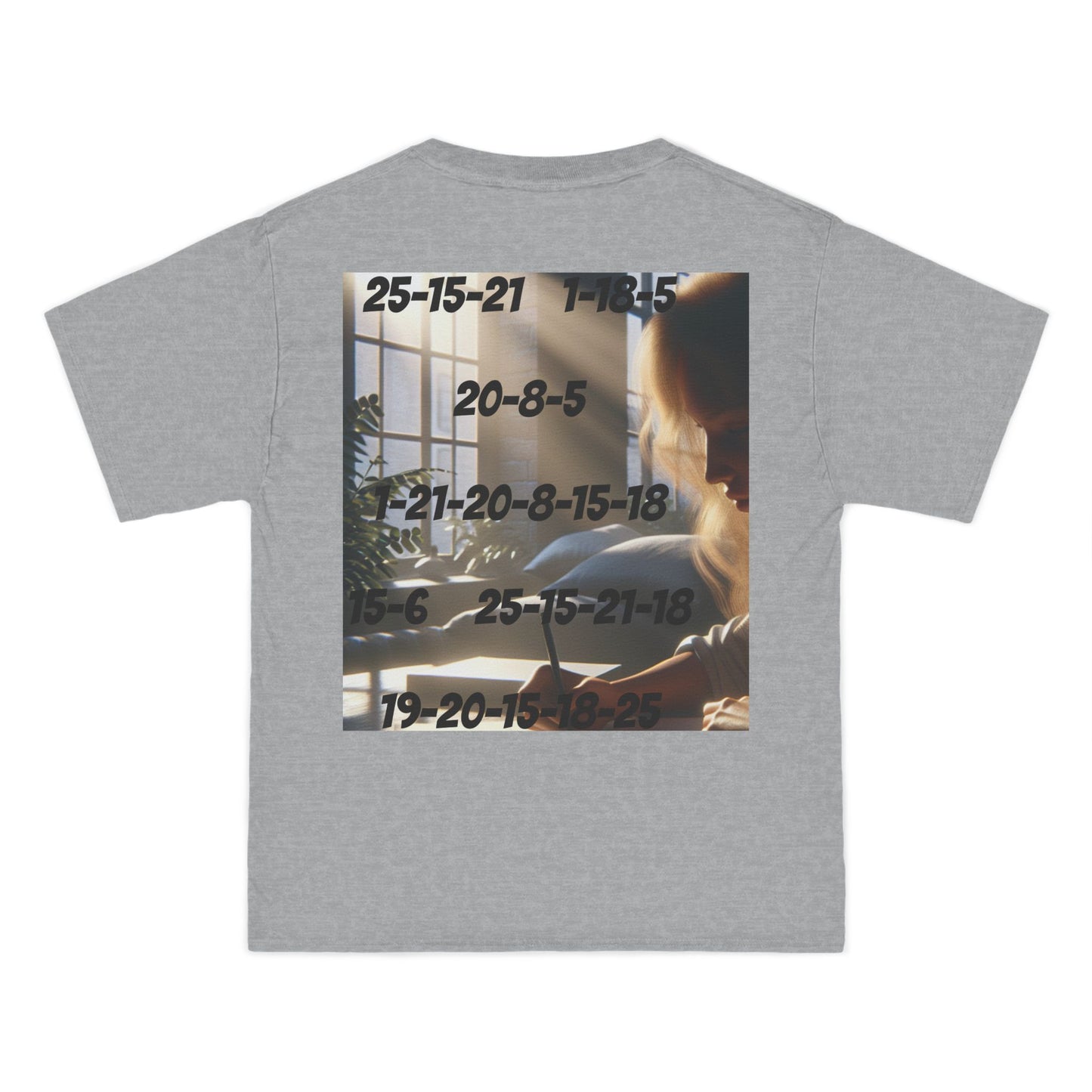 ENCODED | YOU ARE THE AUTHOR OF YOUR STORY Unisex Beefy-T® Short-Sleeve T-Shirt