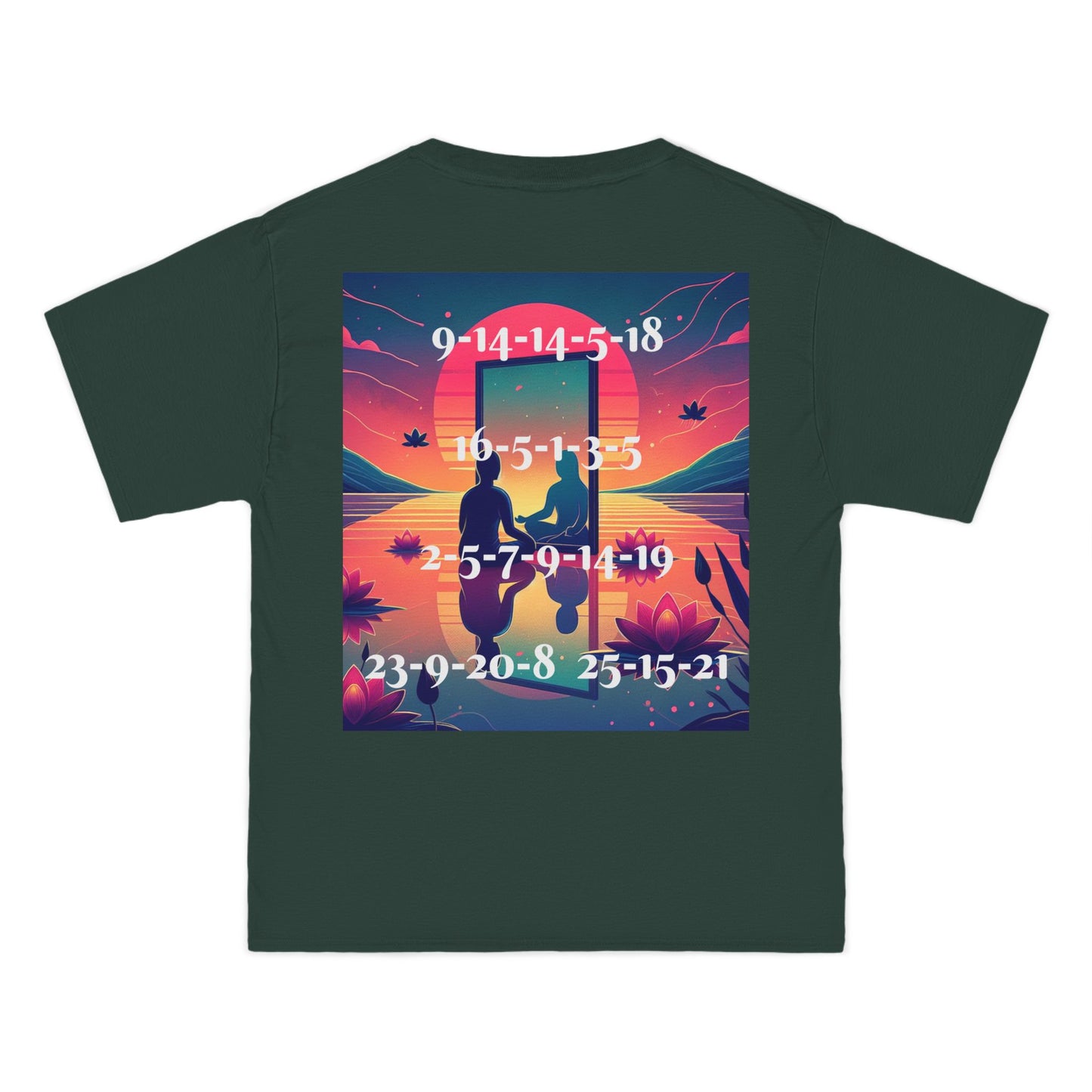 ENCODED | INNER PEACE BEGINS WITH YOU Unisex Beefy-T® short-sleeve T-shirt