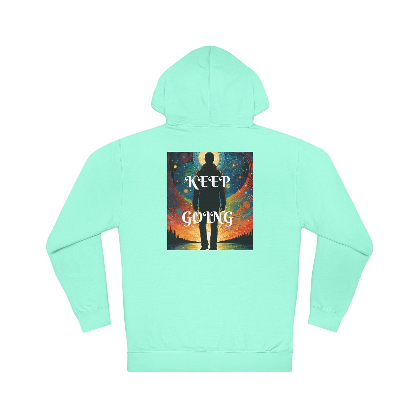 DECODED | KEEP GOING | Unisex Hooded Sweatshirt