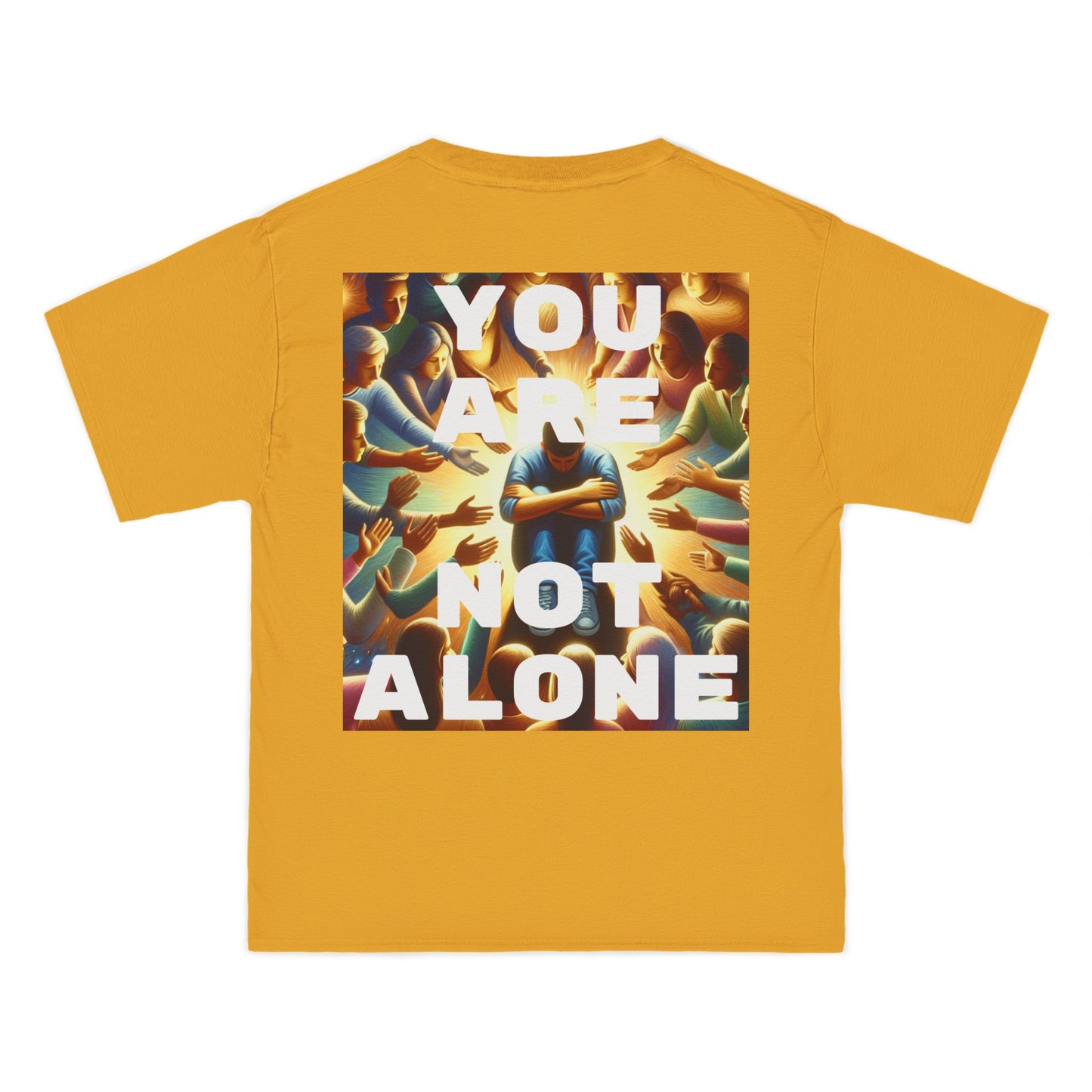 DECODED | YOU ARE NOT ALONE | Unisex Beefy-T® short-sleeve T-shirt