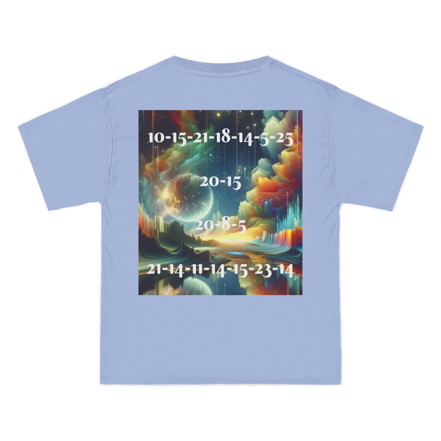 ENCODED | JOURNEY TO THE UNKNOWN Unisex Beefy-T® short-sleeve T-shirt