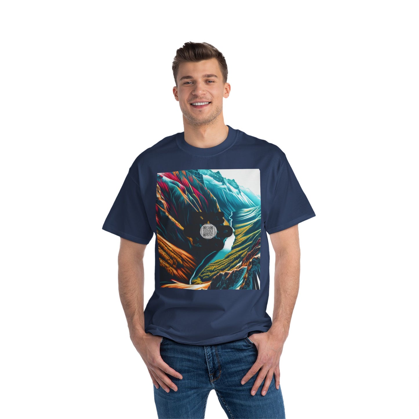 ENCODED | GO BEYOND Unisex Beefy-T® Short-Sleeve T-Shirt
