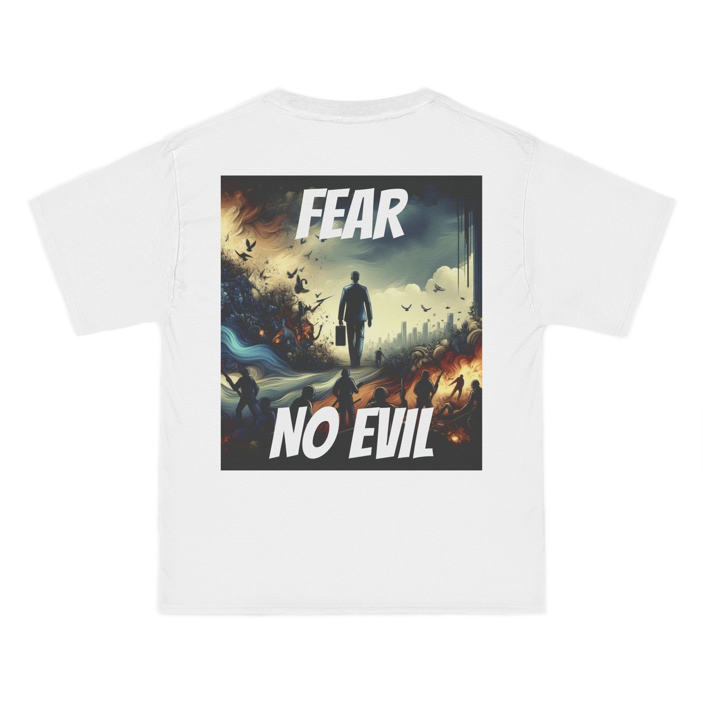DECODED | FEAR NO EVIL | Unisex Beefy-T® Short-Sleeve T-Shirt