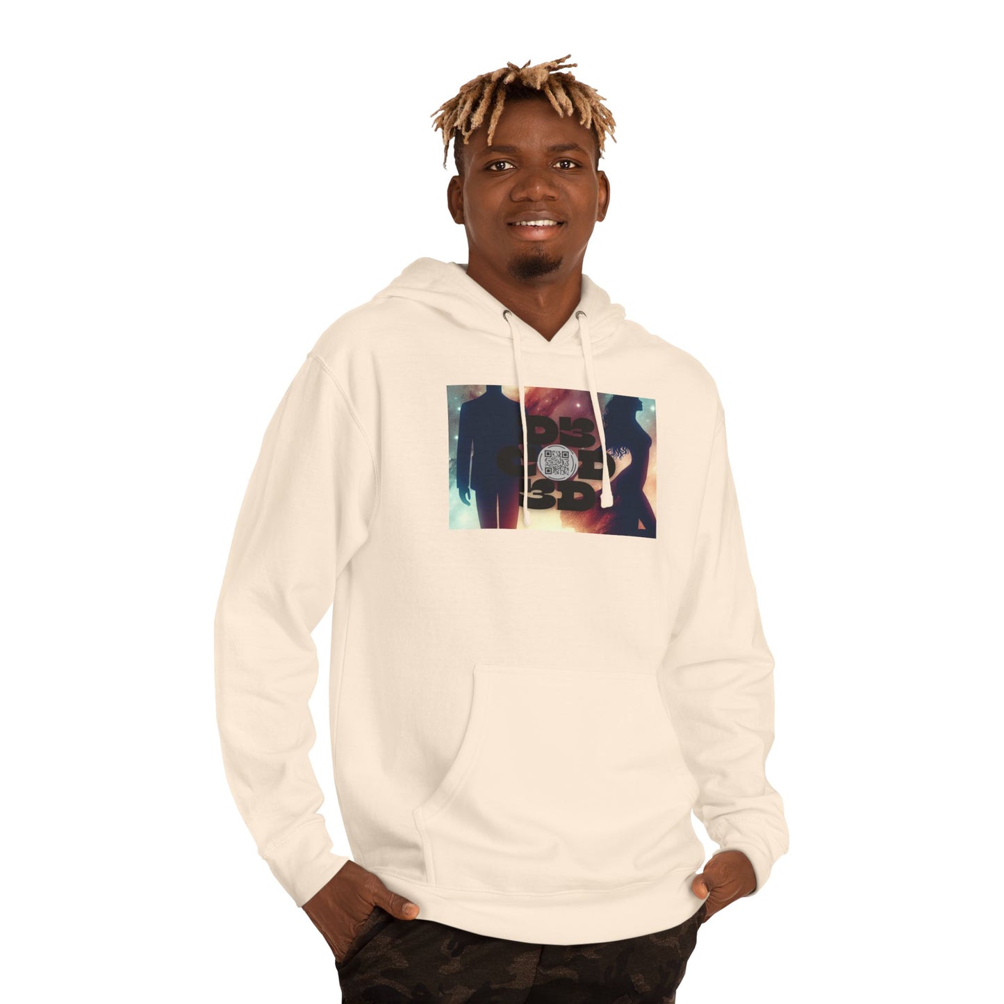 NO CODE | LOVE & BE LOVED Unisex Hooded Sweatshirt