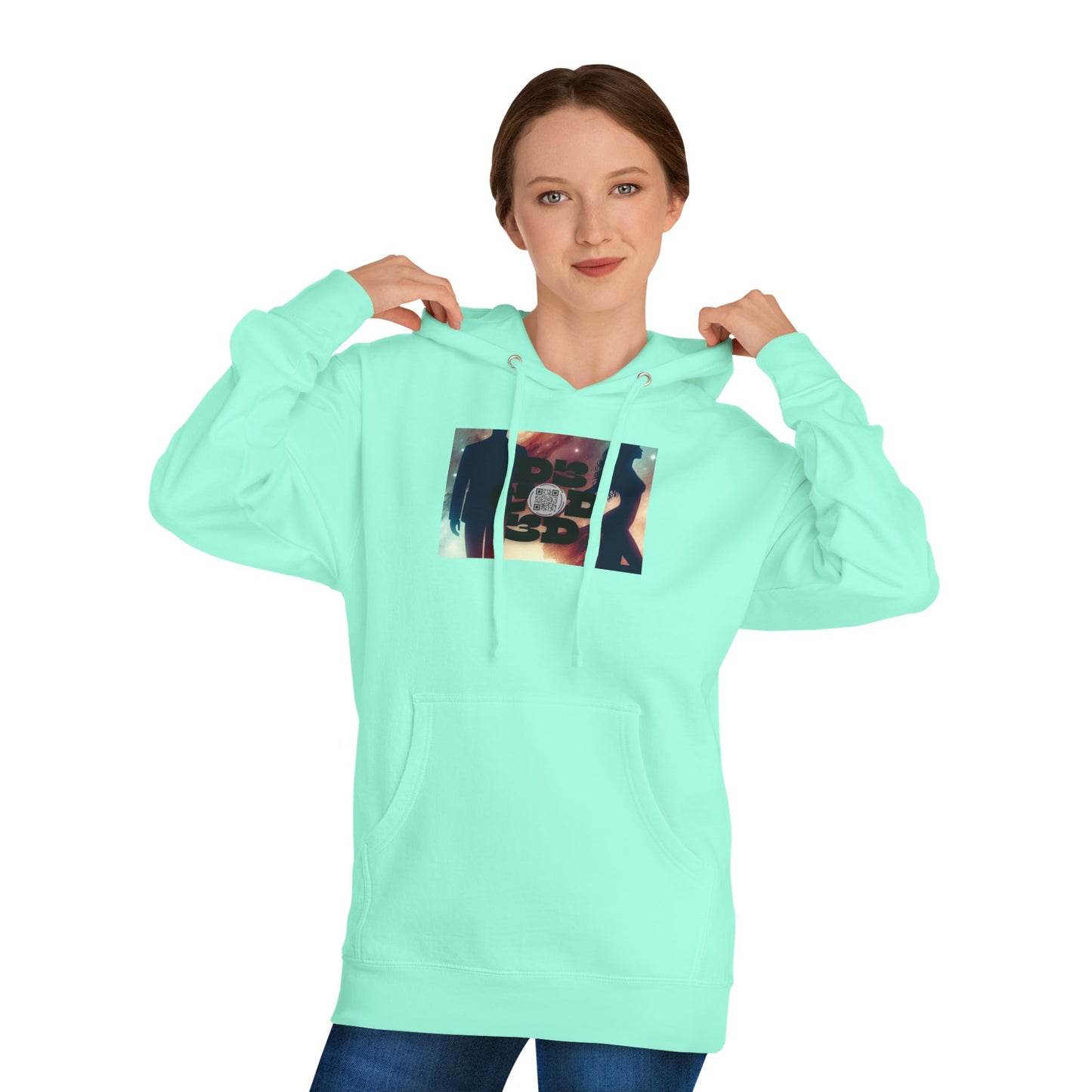 NO CODE | LOVE & BE LOVED Unisex Hooded Sweatshirt