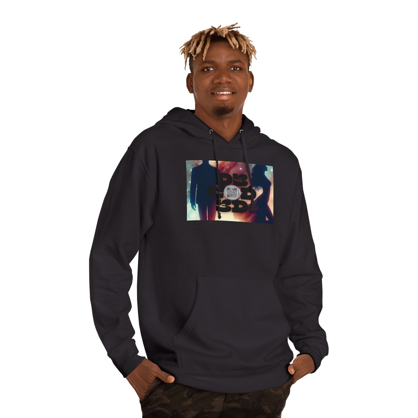 NO CODE | LOVE & BE LOVED Unisex Hooded Sweatshirt