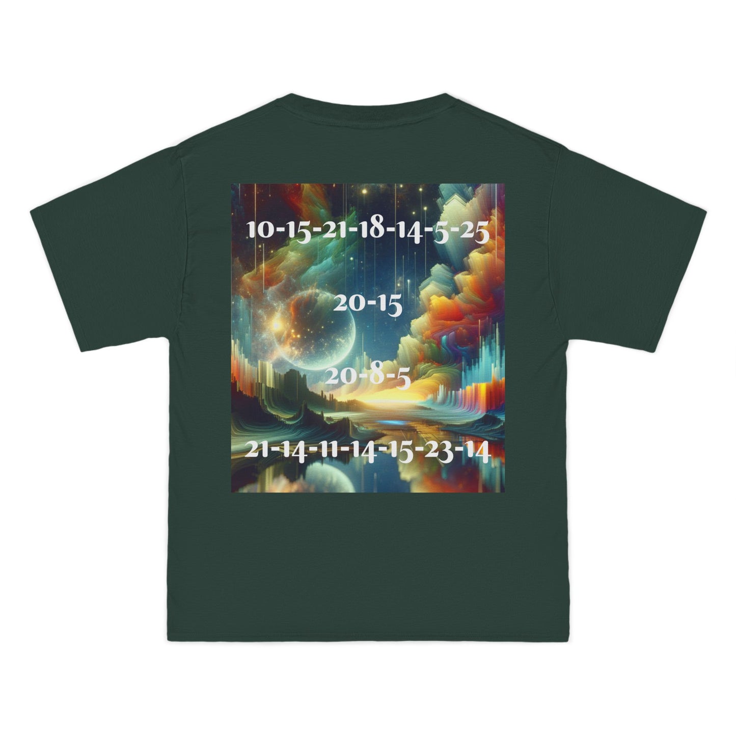 ENCODED | JOURNEY TO THE UNKNOWN Unisex Beefy-T® short-sleeve T-shirt