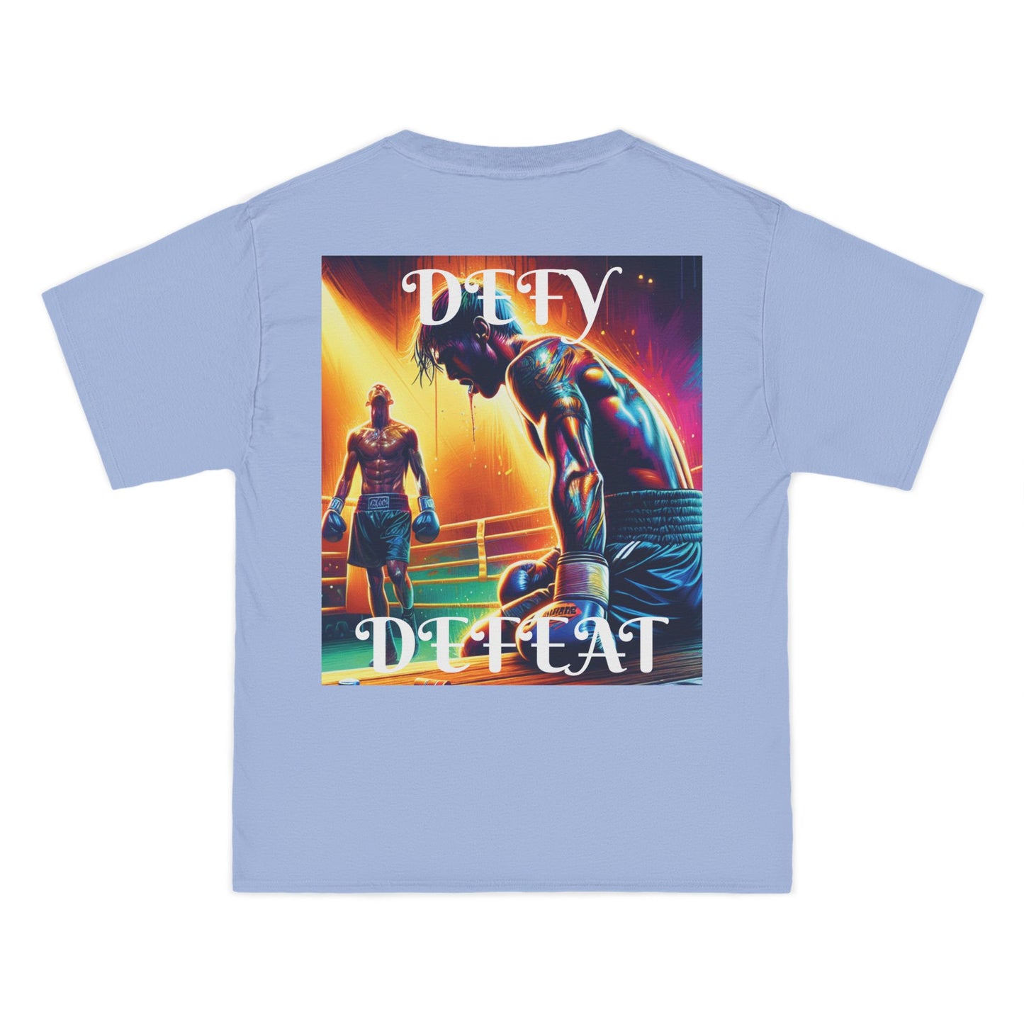 DECODED | DEFY DEFEAT | Unisex Beefy-T® Short-Sleeve T-Shirt