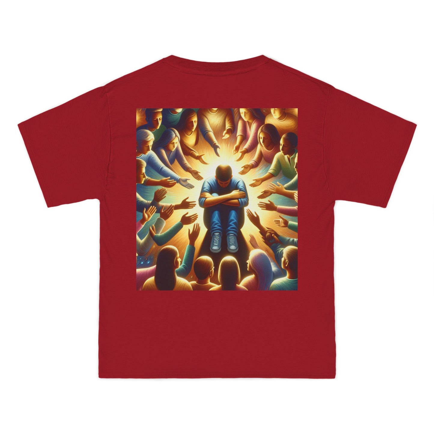NO CODE | YOU ARE NOT ALONE | Unisex Beefy-T® short-sleeve T-shirt