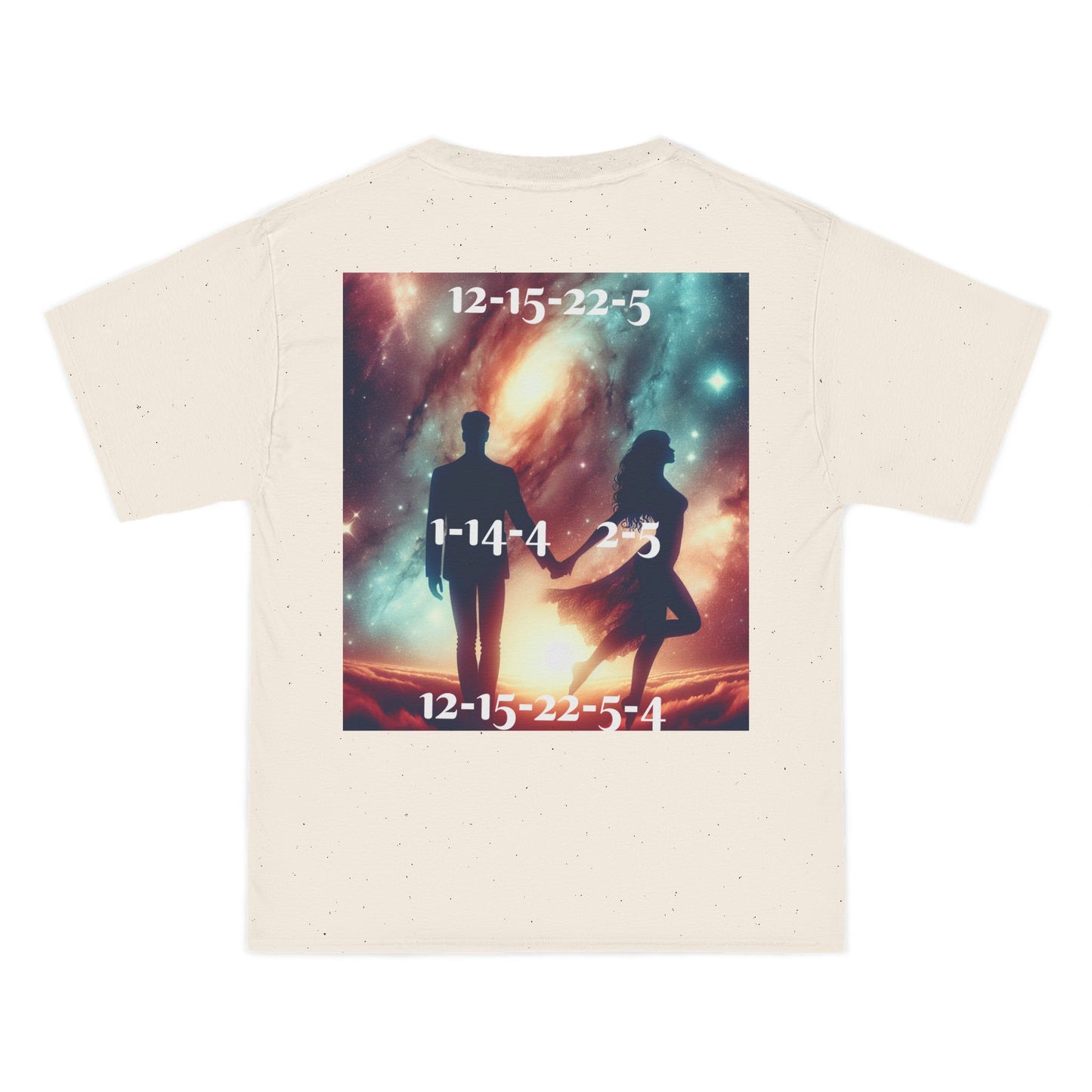 ENCODED | LOVE AND BE LOVED Unisex Beefy-T® short-sleeve T-shirt