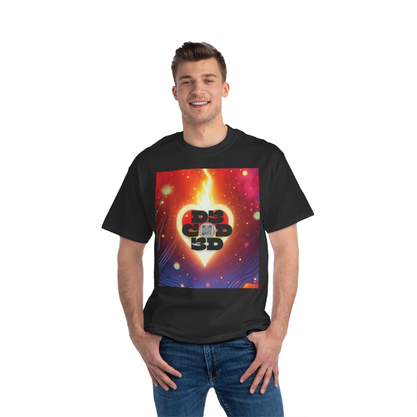 DECODED | FOLLOW YOUR HEART | Unisex Beefy-T® Short-Sleeve T-Shirt