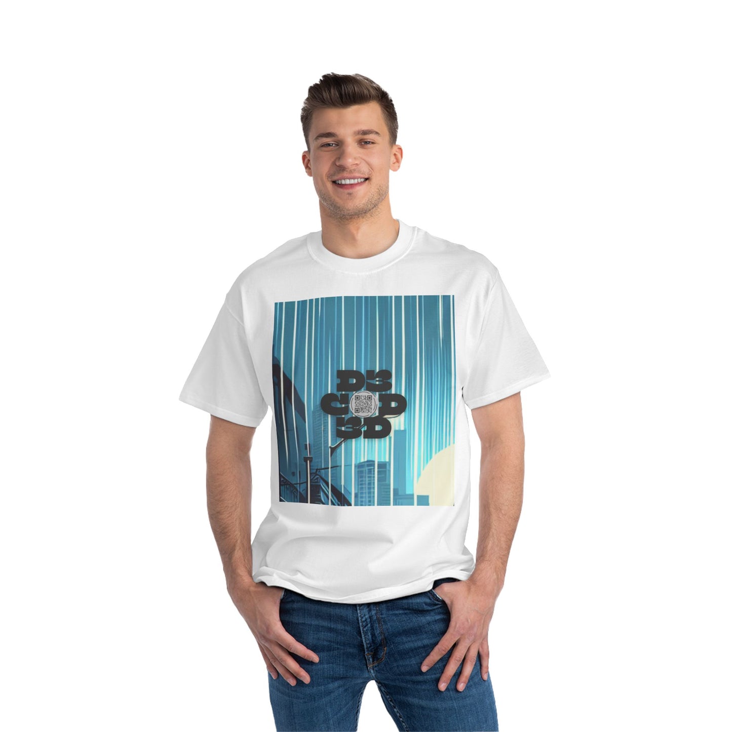 NO CODE | EMBRACE THE STORM | Unisex Beefy-T® Short-Sleeve T-Shirt
