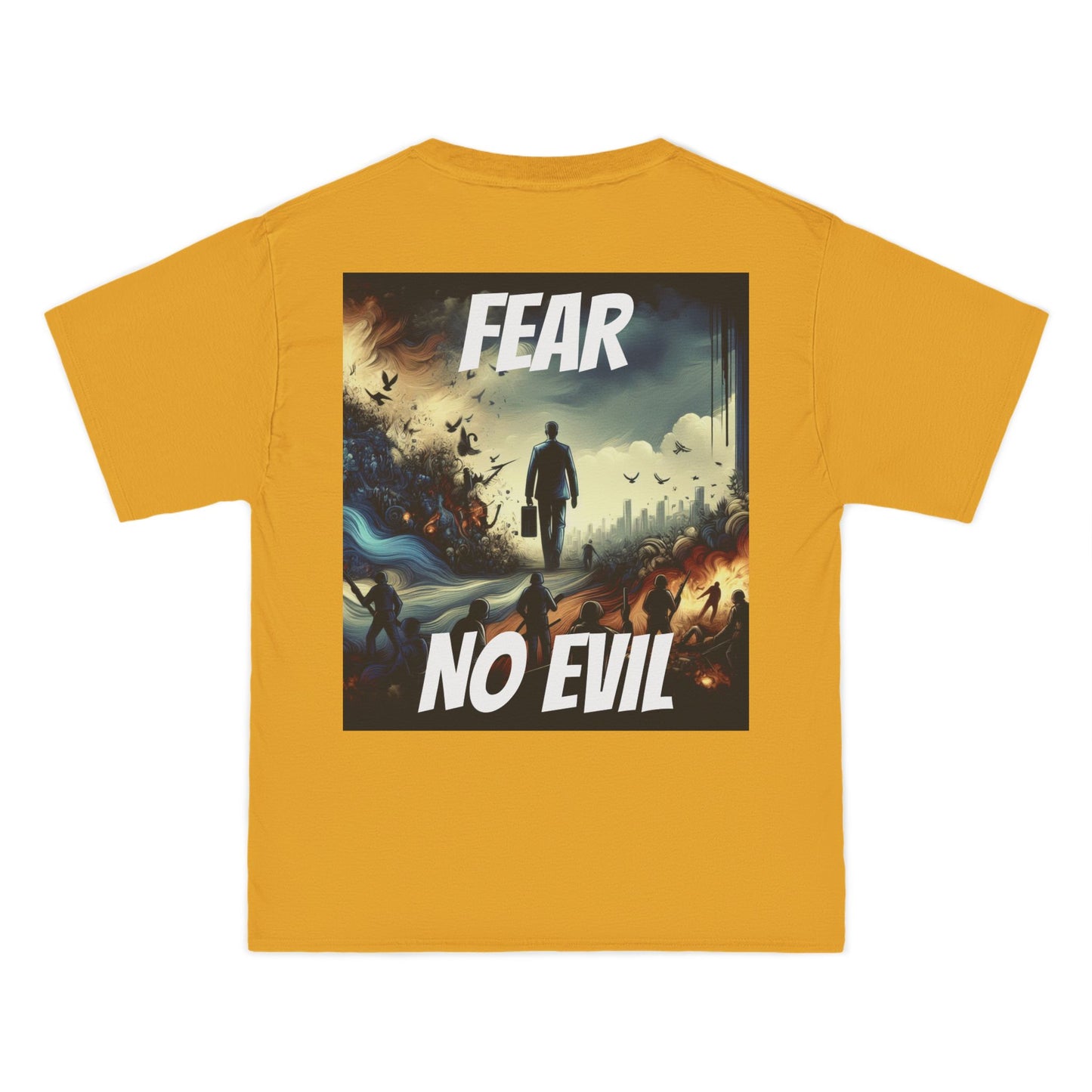DECODED | FEAR NO EVIL | Unisex Beefy-T® Short-Sleeve T-Shirt