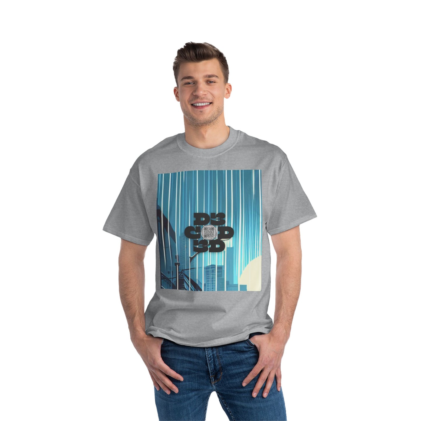NO CODE | EMBRACE THE STORM | Unisex Beefy-T® Short-Sleeve T-Shirt
