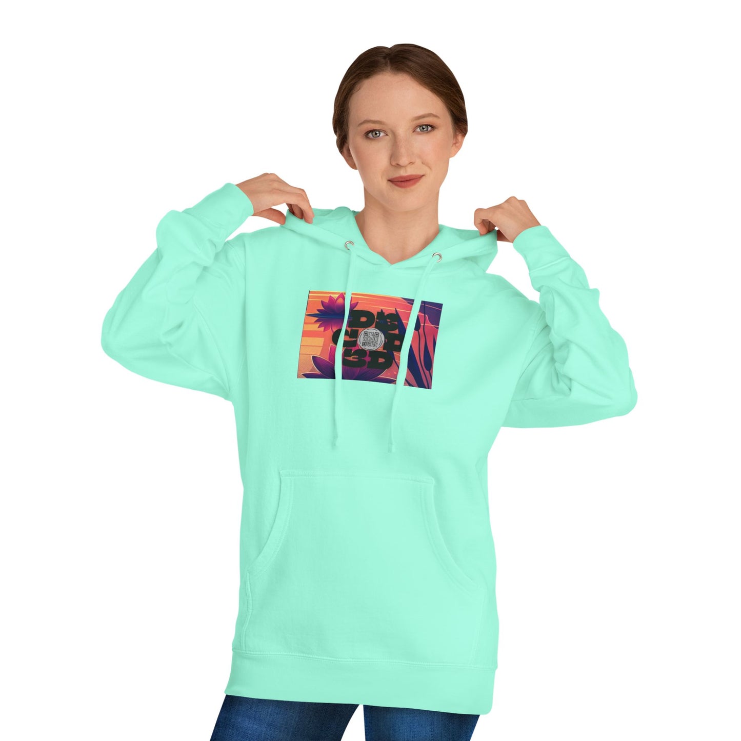 NO CODE | INNER PEACE BEGINS WITH YOU Unisex Hooded Sweatshirt