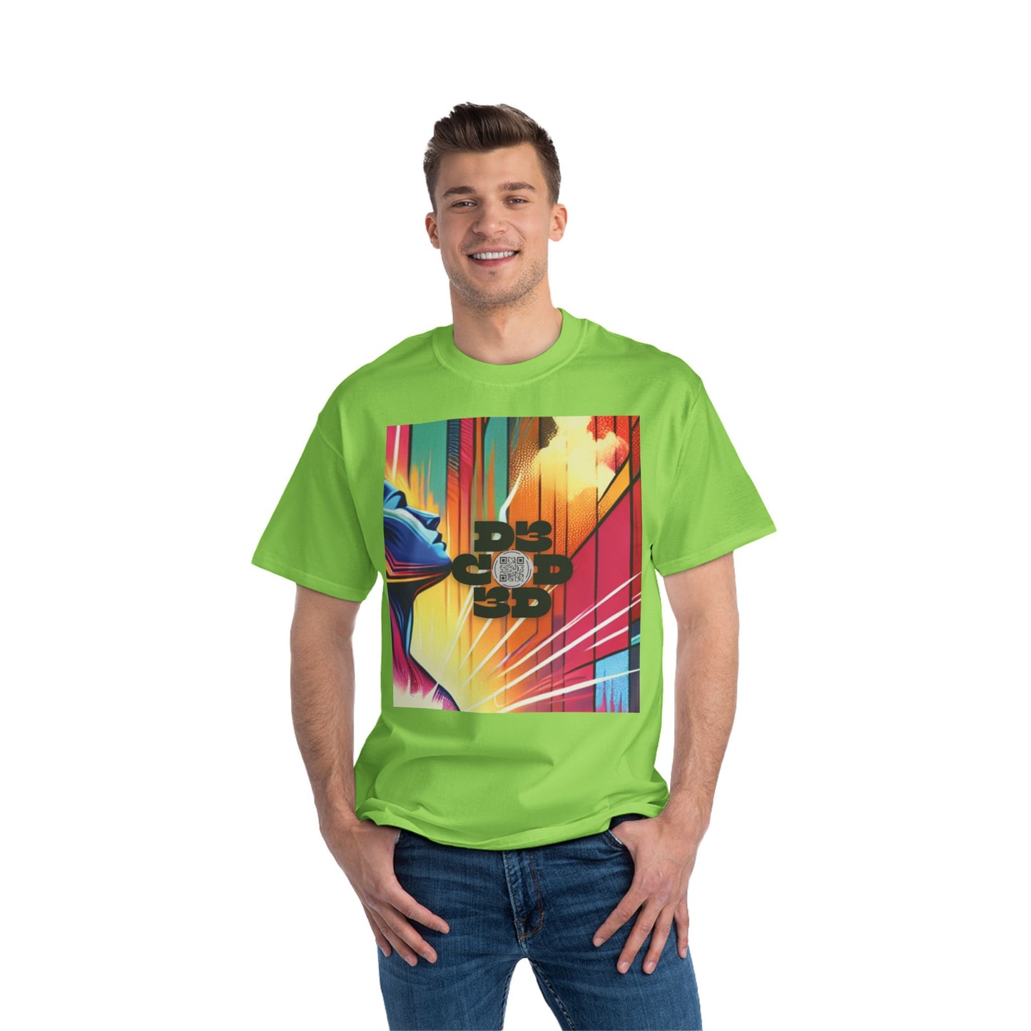 ENCODED | YOU HOLD THE POWER Unisex Beefy-T® Short-Sleeve T-Shirt