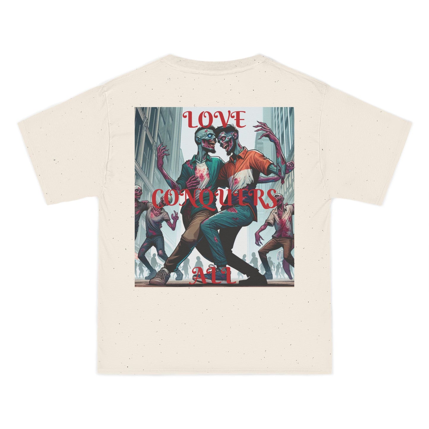 DECODED | LOVE CONQUERS ALL | Unisex Beefy-T® Short-Sleeve T-Shirt