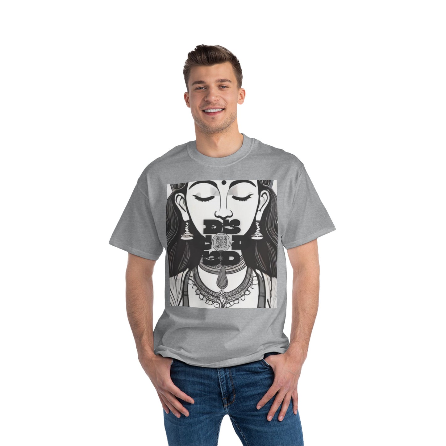 ENCODED | STAY GROUNDED Unisex Beefy-T® short-sleeve T-shirt