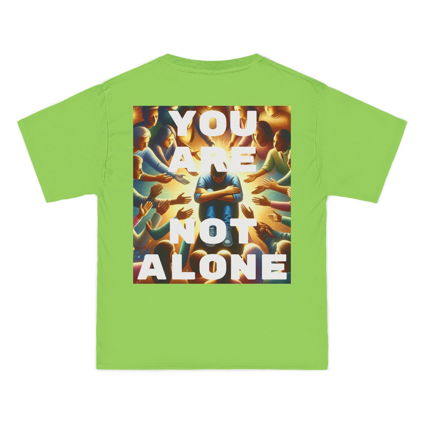 DECODED | YOU ARE NOT ALONE | Unisex Beefy-T® short-sleeve T-shirt
