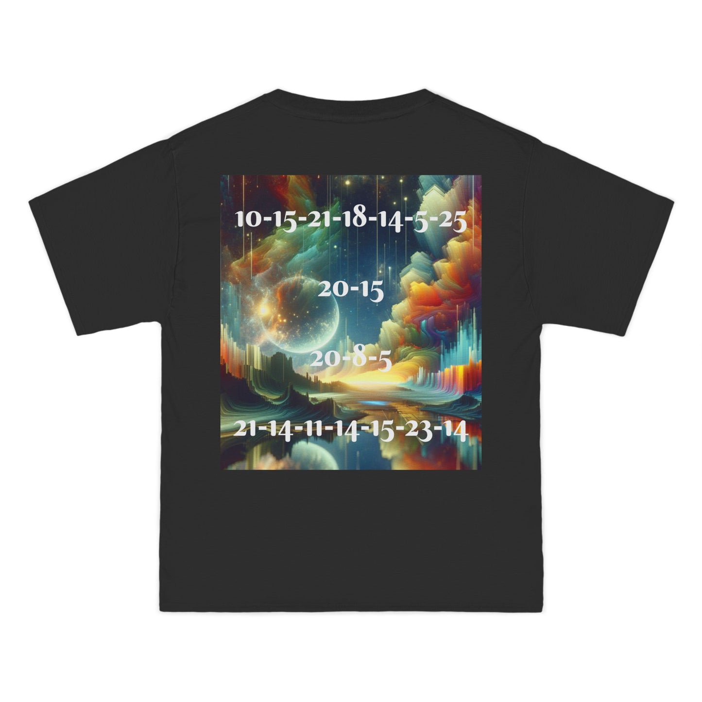 ENCODED | JOURNEY TO THE UNKNOWN Unisex Beefy-T® short-sleeve T-shirt
