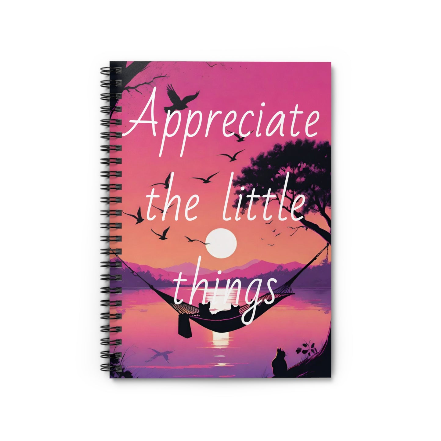 D3C0D3D | APPRECIATE THE LITTLE THINGS | SPIRAL NOTEBOOK
