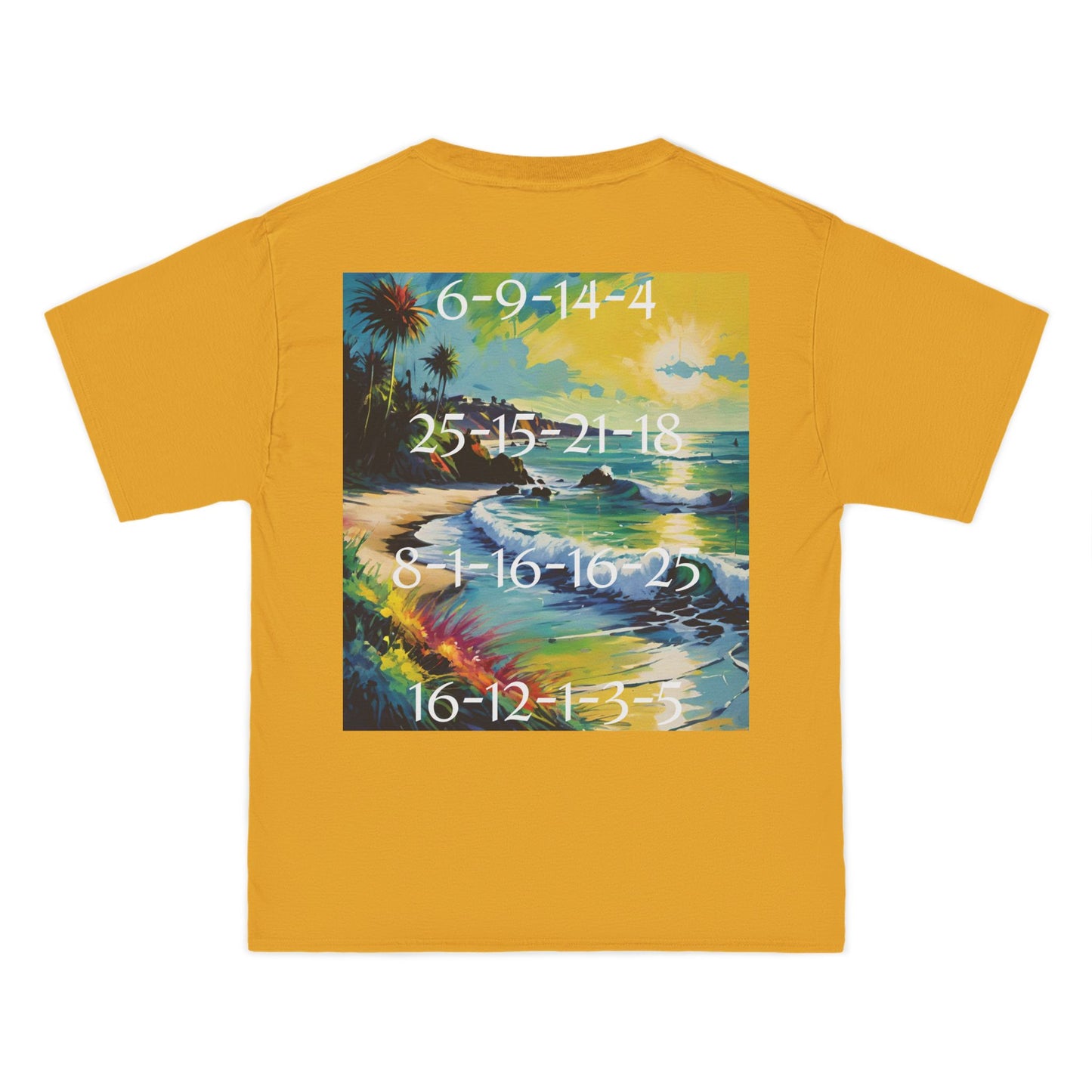 ENCODED | FIND YOUR HAPPY PLACE Unisex Beefy-T® Short-Sleeve T-Shirt