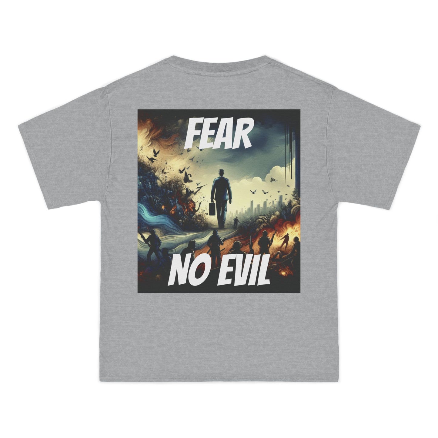 DECODED | FEAR NO EVIL | Unisex Beefy-T® Short-Sleeve T-Shirt