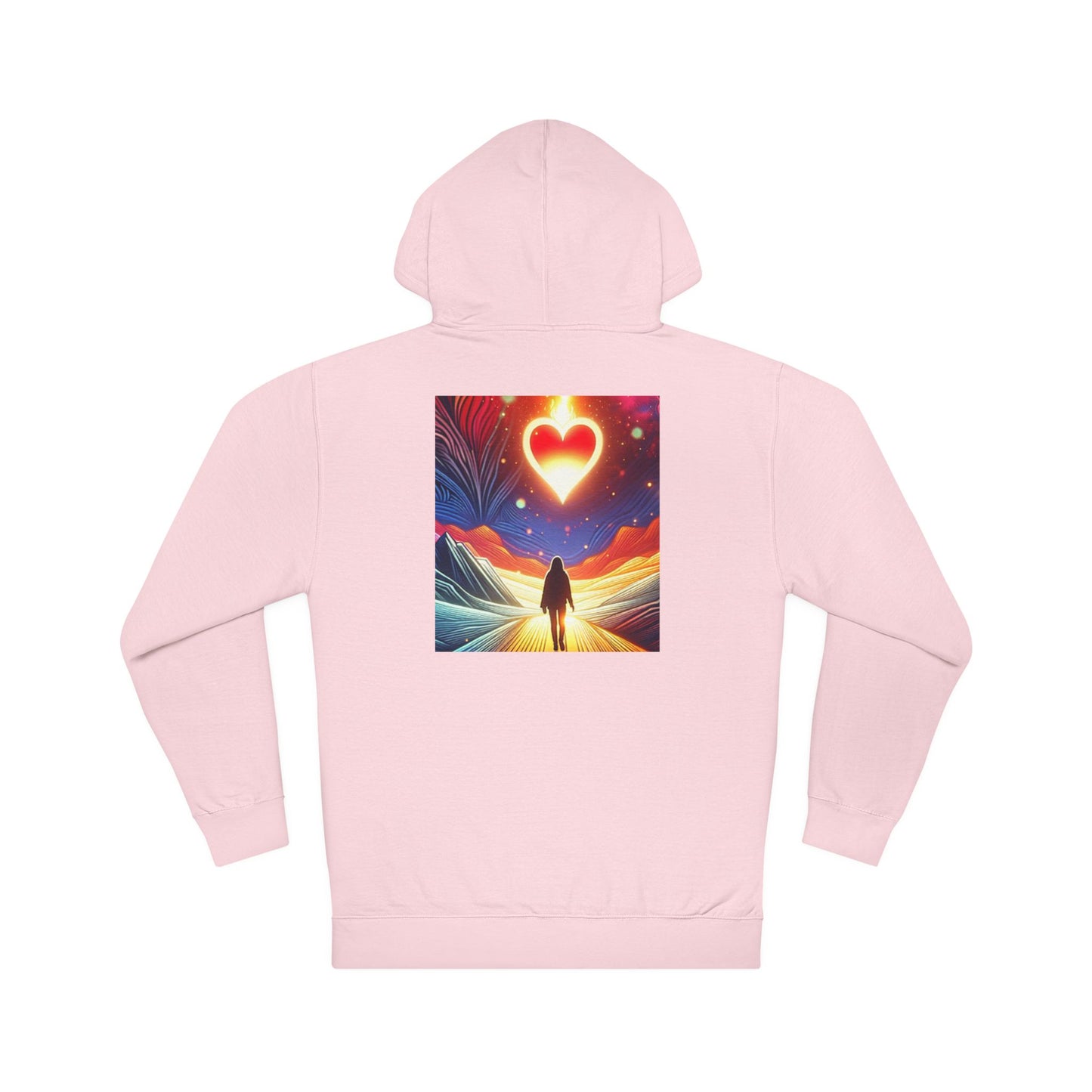 NO CODE | FOLLOW YOUR HEART | Unisex Hooded Sweatshirt