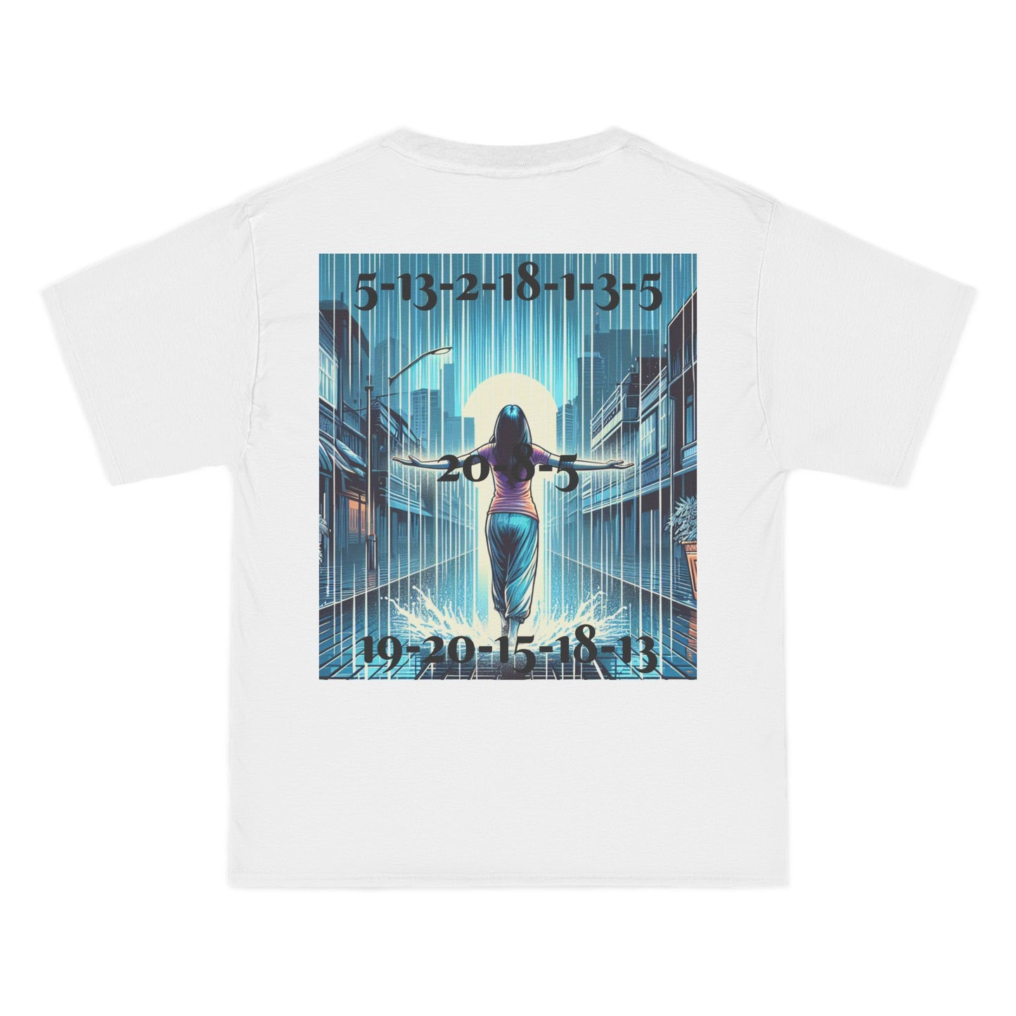 ENCODED | EMBRACE THE STORM Unisex Beefy-T® Short-Sleeve T-Shirt