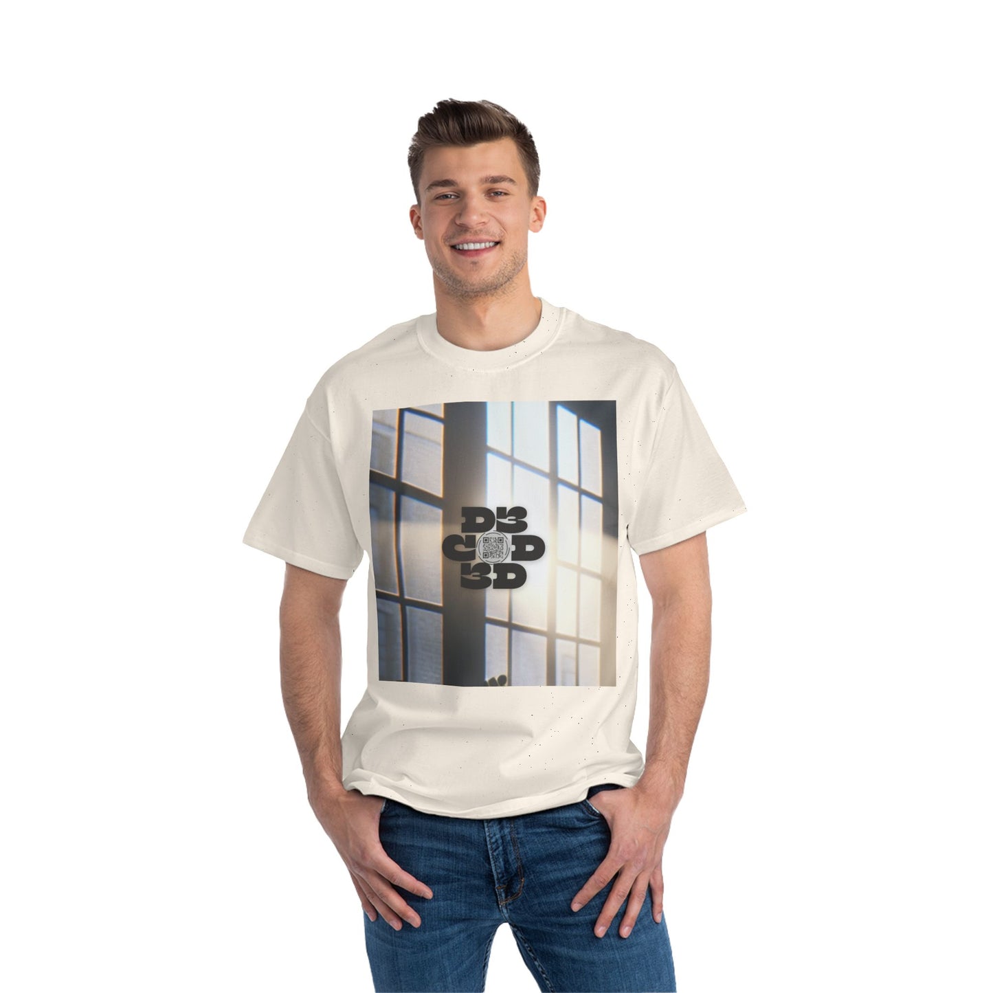 ENCODED | YOU ARE THE AUTHOR OF YOUR STORY Unisex Beefy-T® Short-Sleeve T-Shirt