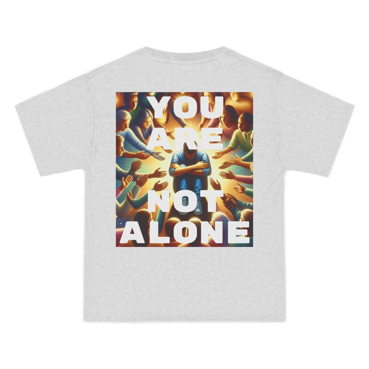 DECODED | YOU ARE NOT ALONE | Unisex Beefy-T® short-sleeve T-shirt
