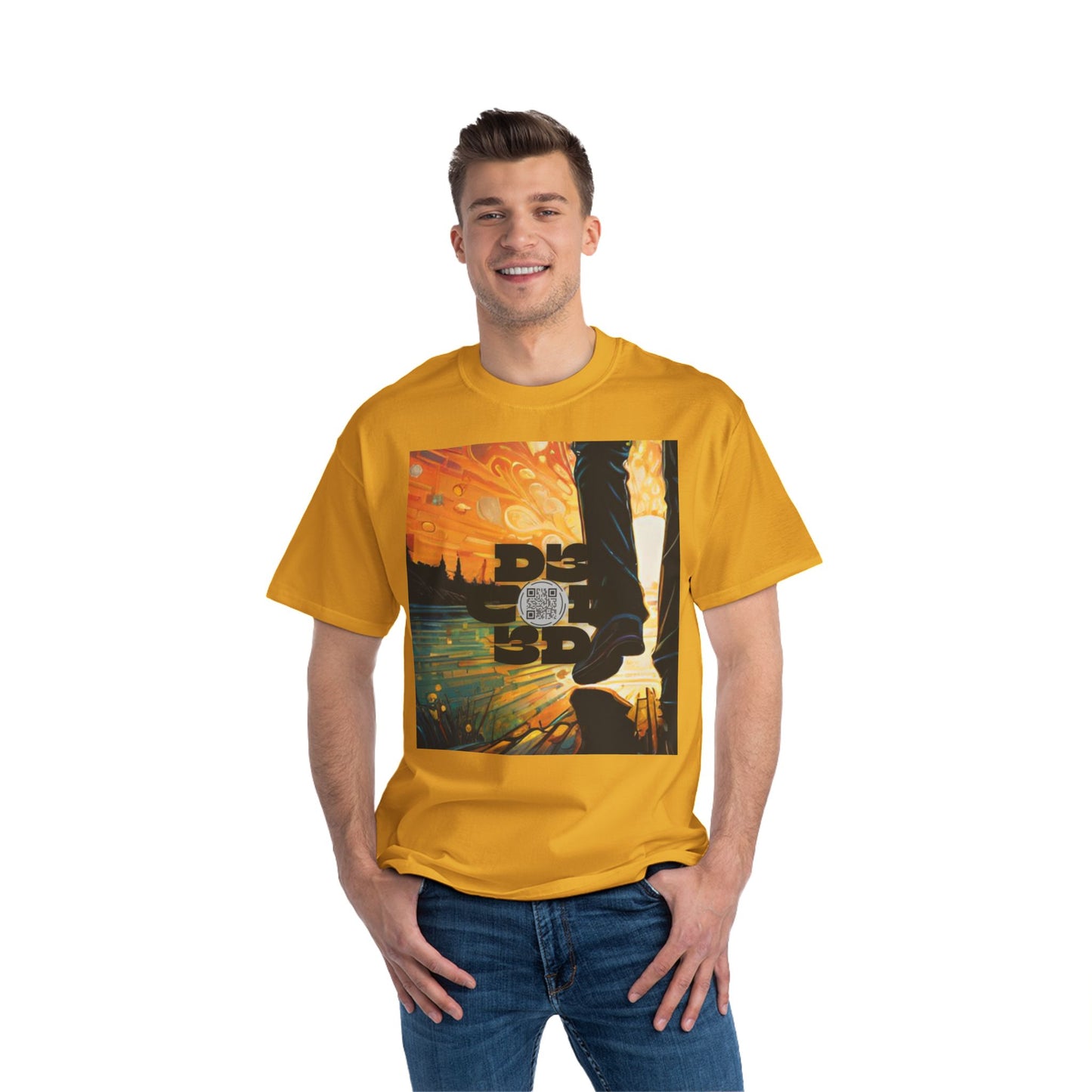ENCODED | KEEP GOING Unisex Beefy-T® short-sleeve T-shirt