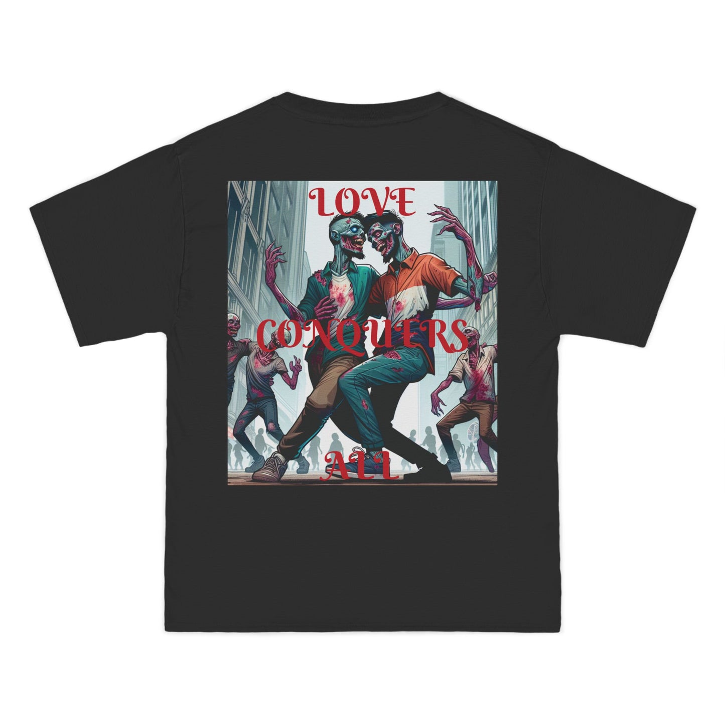 DECODED | LOVE CONQUERS ALL | Unisex Beefy-T® Short-Sleeve T-Shirt