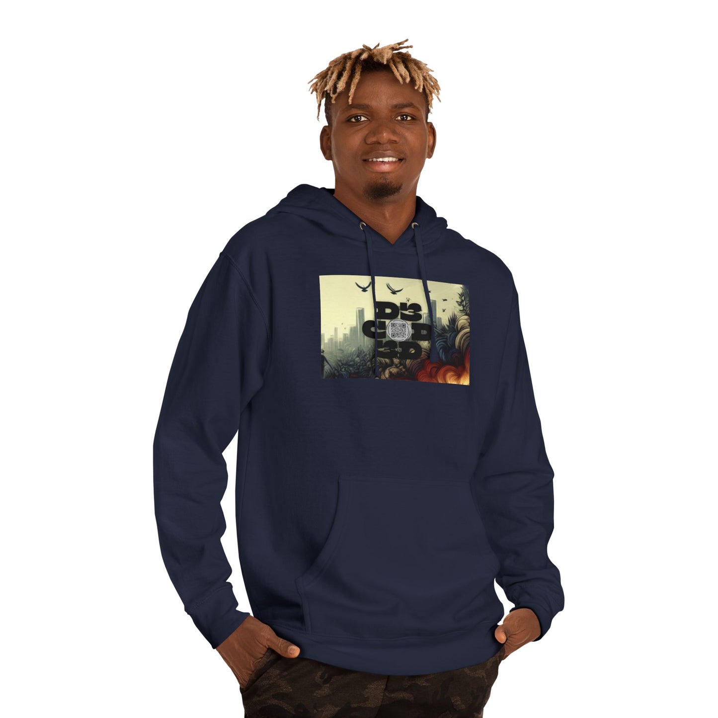 NO CODE | FEAR NO EVIL | Unisex Hooded Sweatshirt