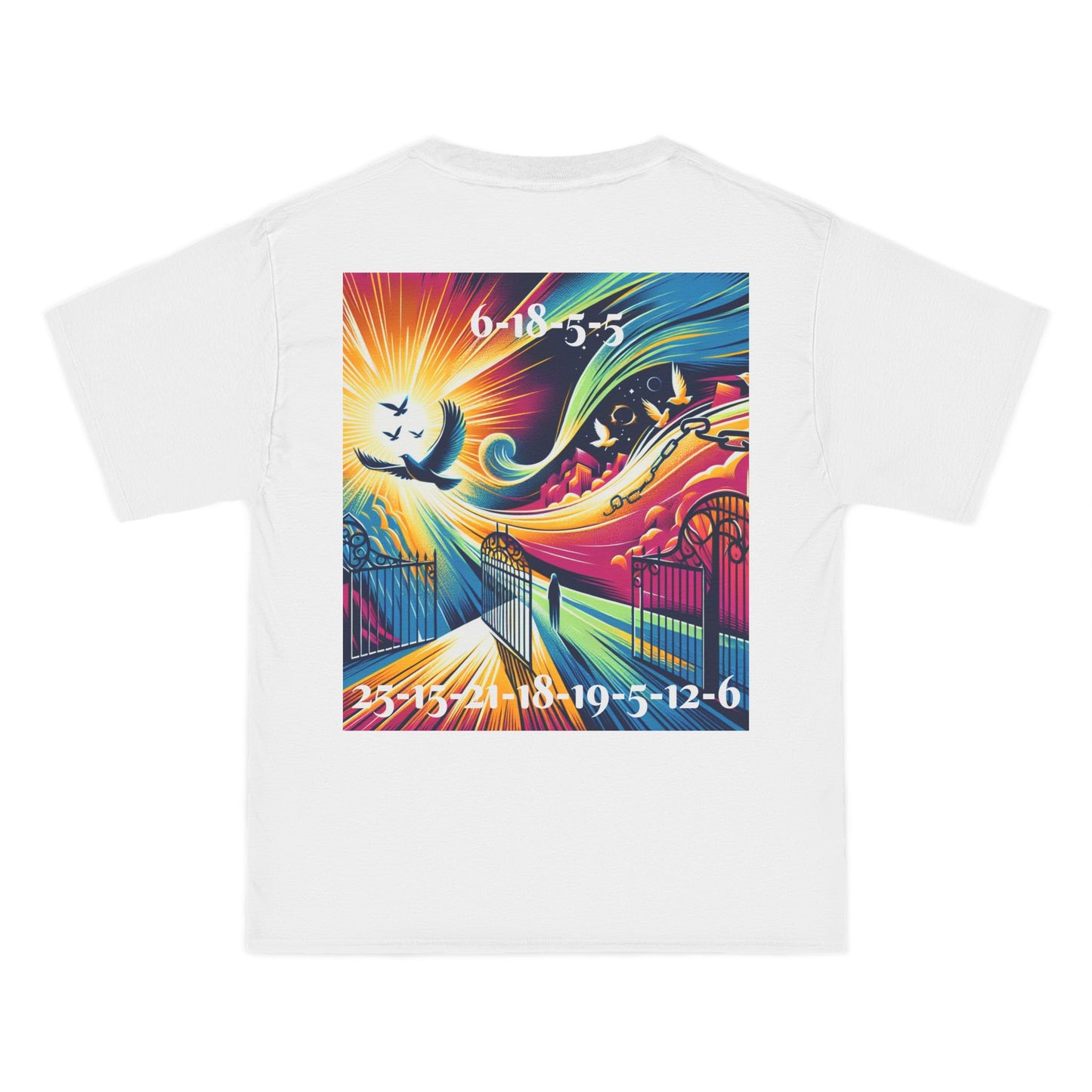 ENCODED | FREE YOURSELF Unisex Beefy-T® short-sleeve T-shirt